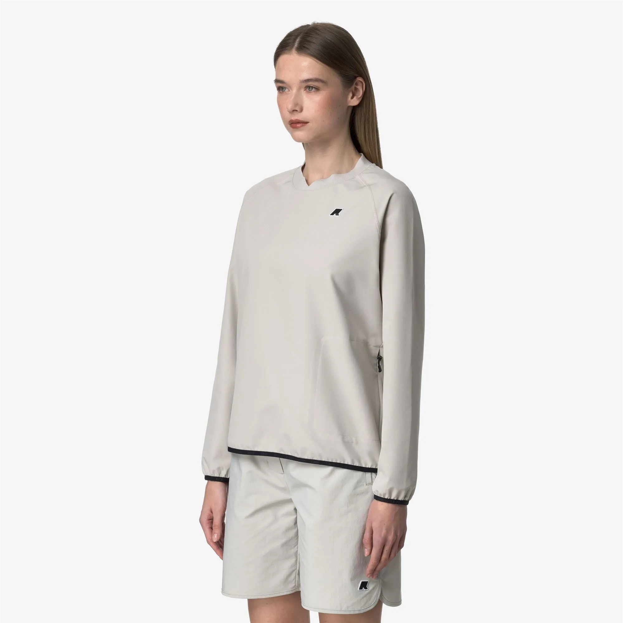 AURA - Fleece - Pull Over - WOMAN - BEIGE LT sold by K-Way product image thumbnail 4