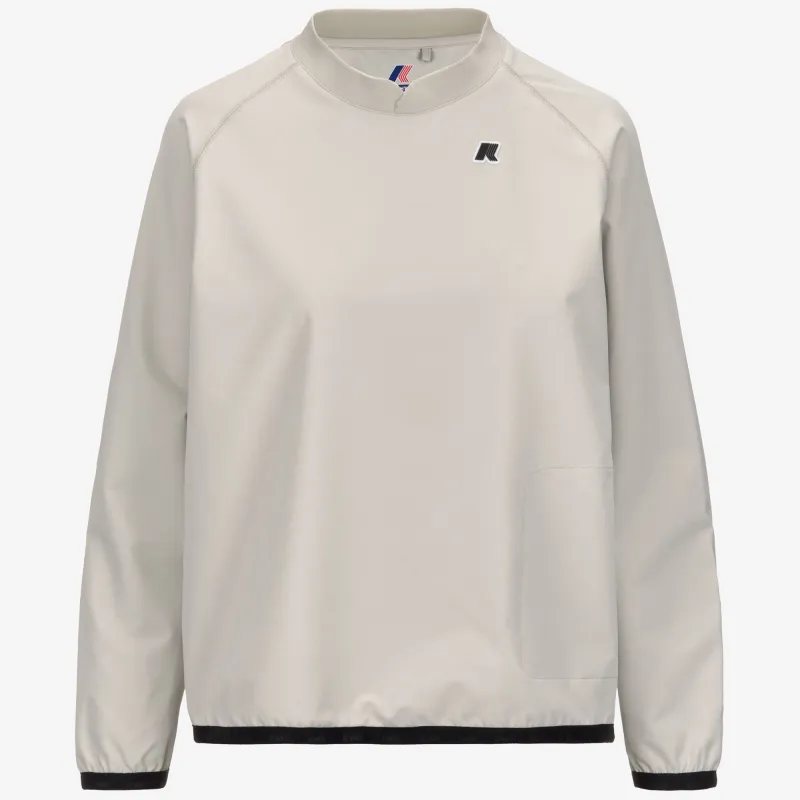AURA - Fleece - Pull Over - WOMAN - BEIGE LT made by K-Way