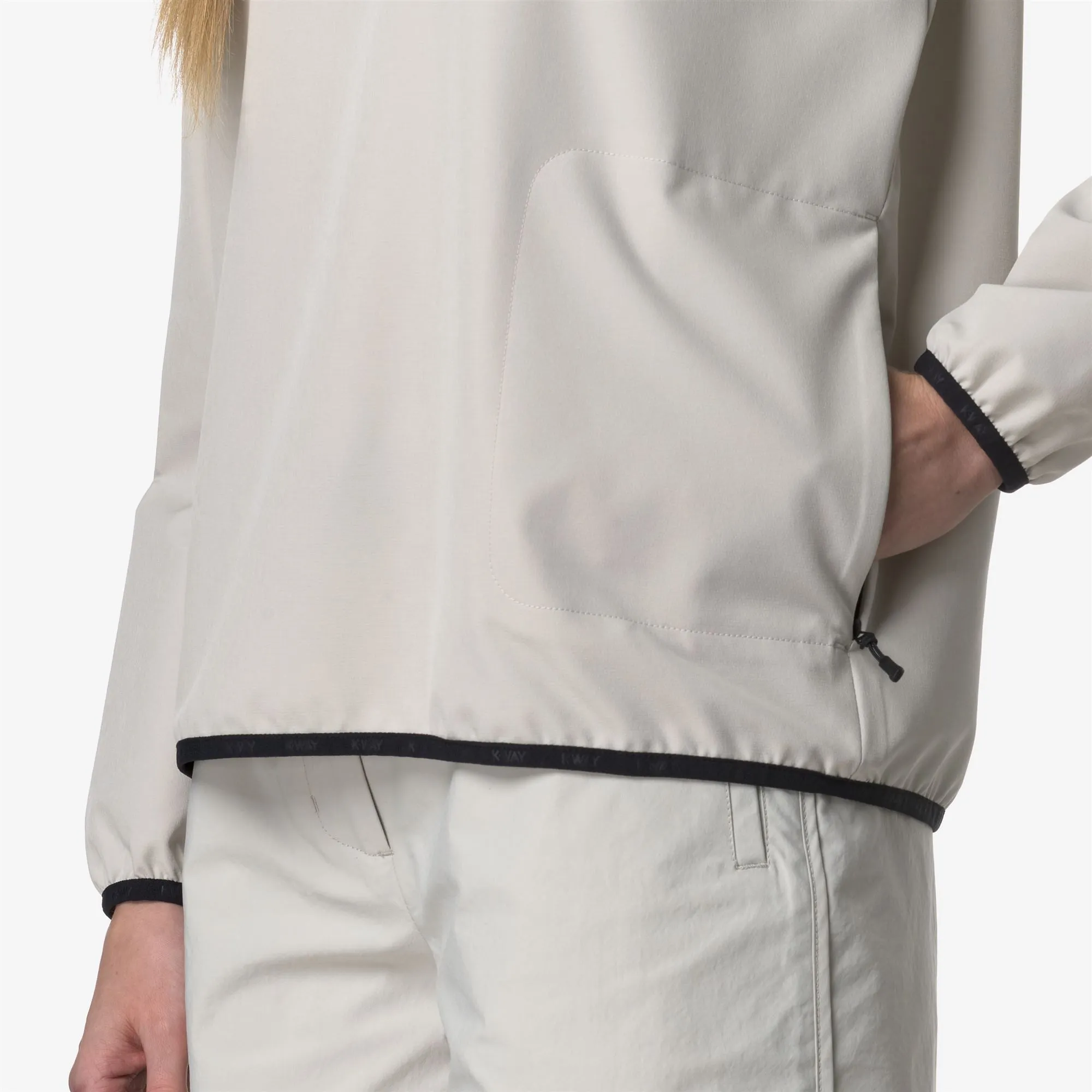 AURA - Fleece - Pull Over - WOMAN - BEIGE LT sold by K-Way product image thumbnail 2