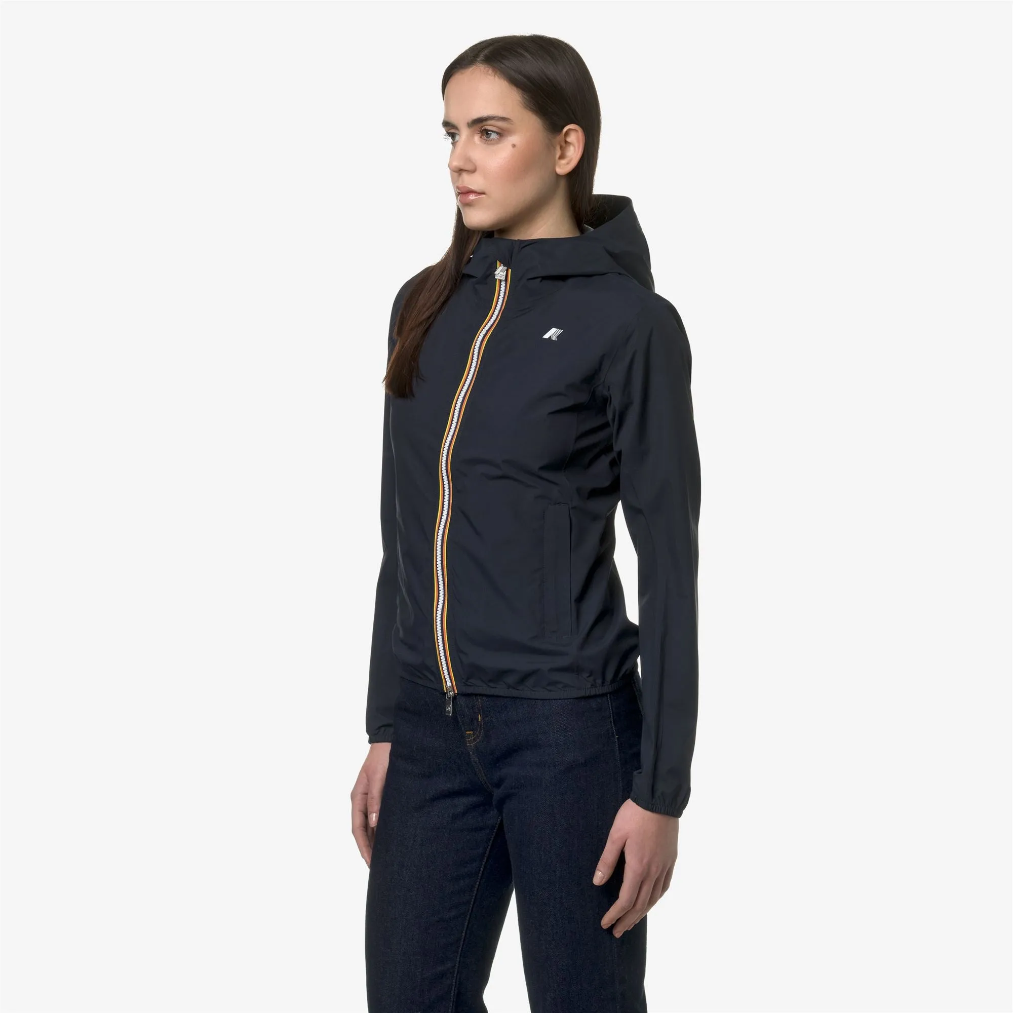 LILY STRETCH DOT - Jackets - Short - Woman - Blue Depth sold by K-Way product image thumbnail 4