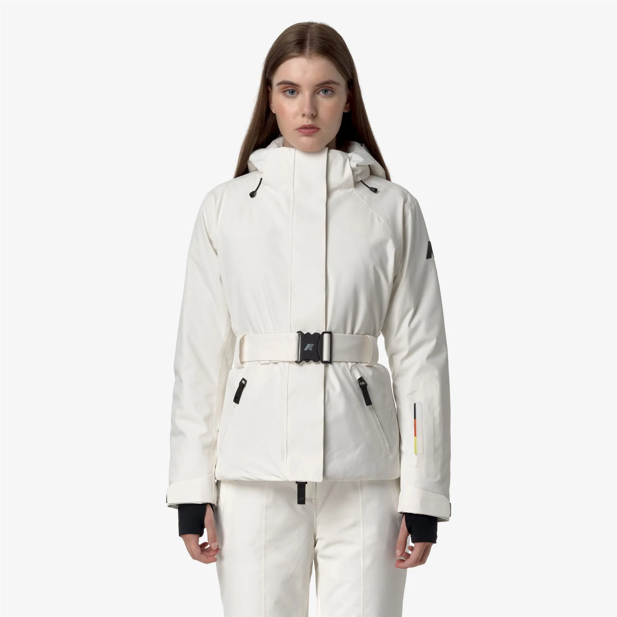 CHEVRIL MICROTWILL 2L - Jackets - Mid - WOMAN - White Gardenia sold by K-Way product image thumbnail 5
