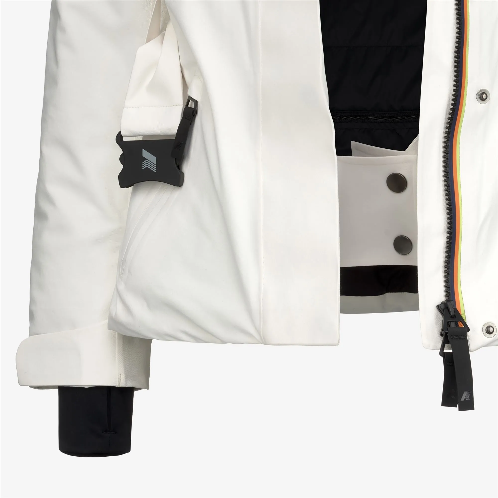 CHEVRIL MICROTWILL 2L - Jackets - Mid - WOMAN - White Gardenia sold by K-Way product image thumbnail 2
