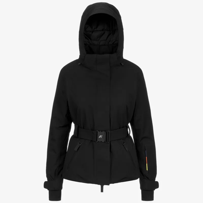 CHEVRIL MICROTWILL 2L - Jackets - Mid - Woman - Black Pure made by K-Way