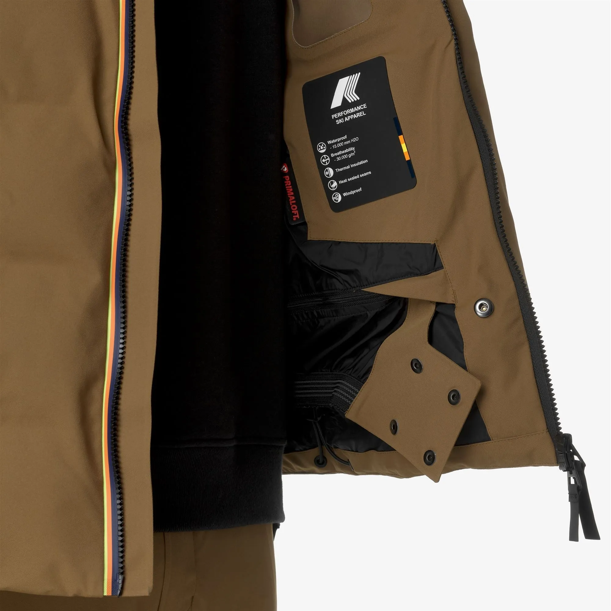 MERIBEL - Jackets - Mid - MAN - Brown Corda sold by K-Way product image thumbnail 3