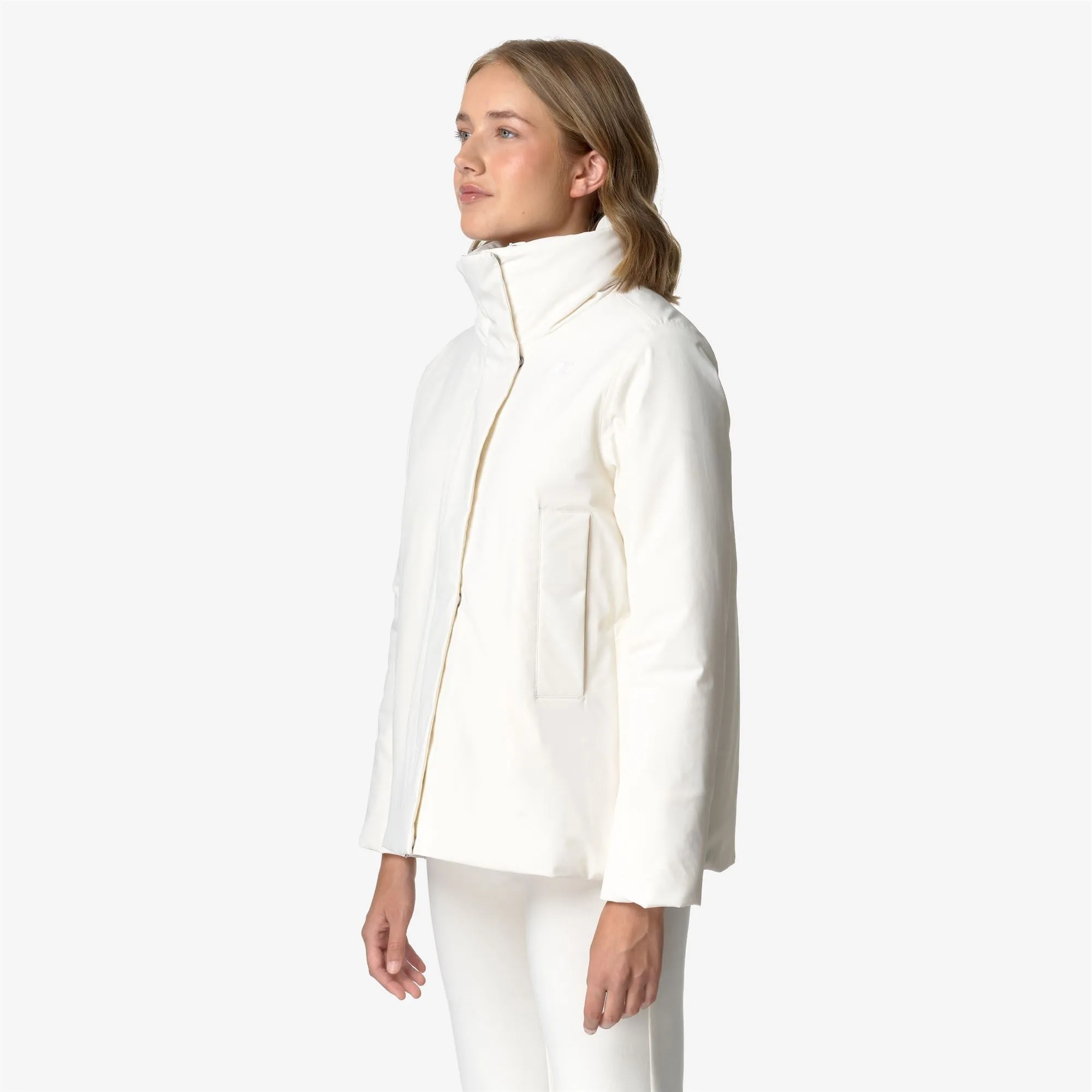 MARLETTE ST WARM - Jackets - Short - WOMAN - White Gardenia sold by K-Way product image thumbnail 4