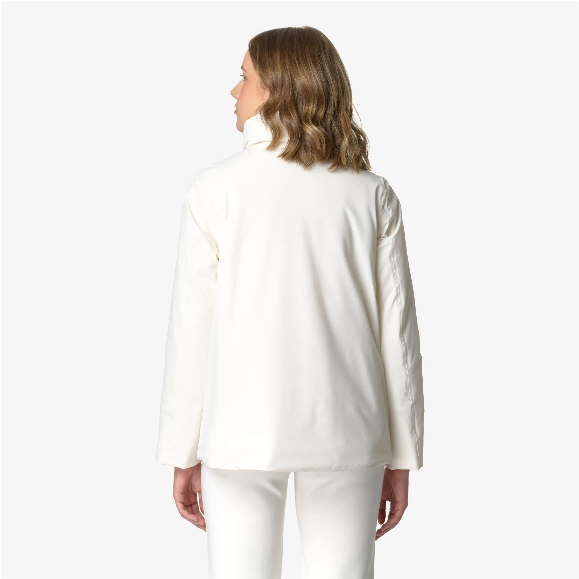 MARLETTE ST WARM - Jackets - Short - WOMAN - White Gardenia sold by K-Way product image thumbnail 5