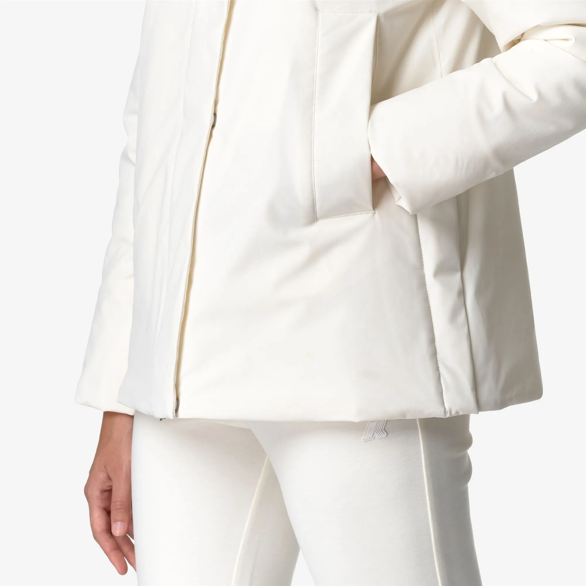 MARLETTE ST WARM - Jackets - Short - WOMAN - White Gardenia sold by K-Way product image thumbnail 2