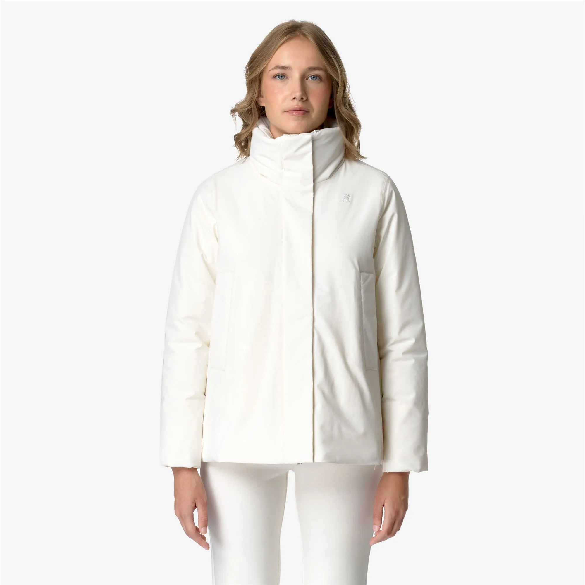 MARLETTE ST WARM - Jackets - Short - WOMAN - White Gardenia sold by K-Way product image thumbnail 3