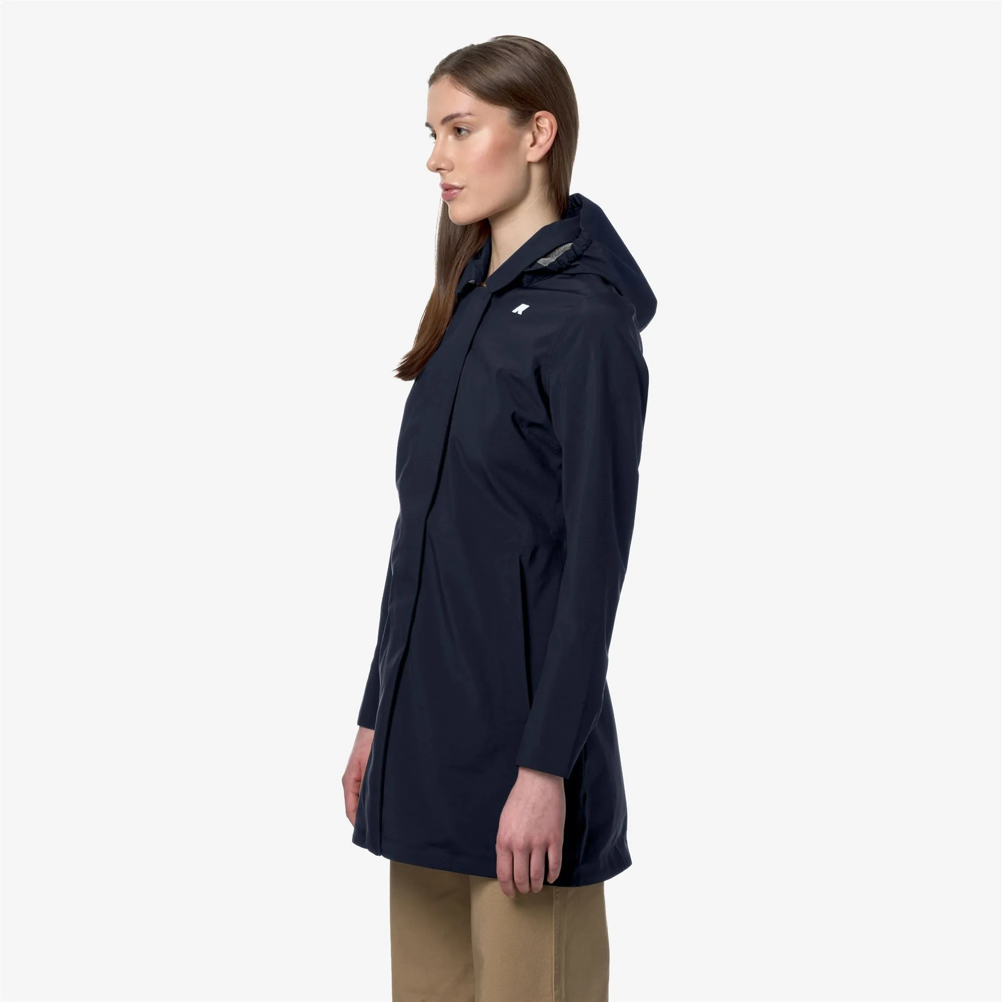 MATHY BONDED JERSEY - Jackets - Mid - WOMAN - BLUE DEPTH sold by K-Way product image thumbnail 4