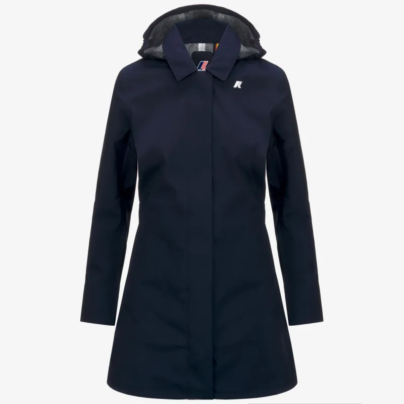 MATHY BONDED JERSEY - Jackets - Mid - WOMAN - BLUE DEPTH sold by K-Way