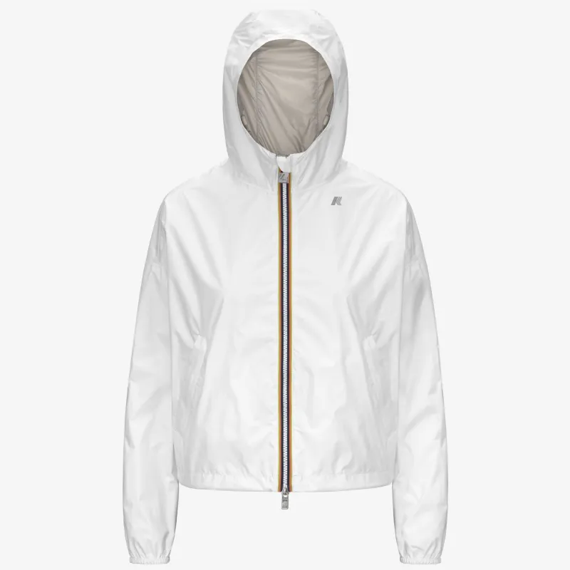 LAURETTE PLUS.2 DOUBLE - Jackets - Short - Woman - White-BEIGE LT made by K-Way