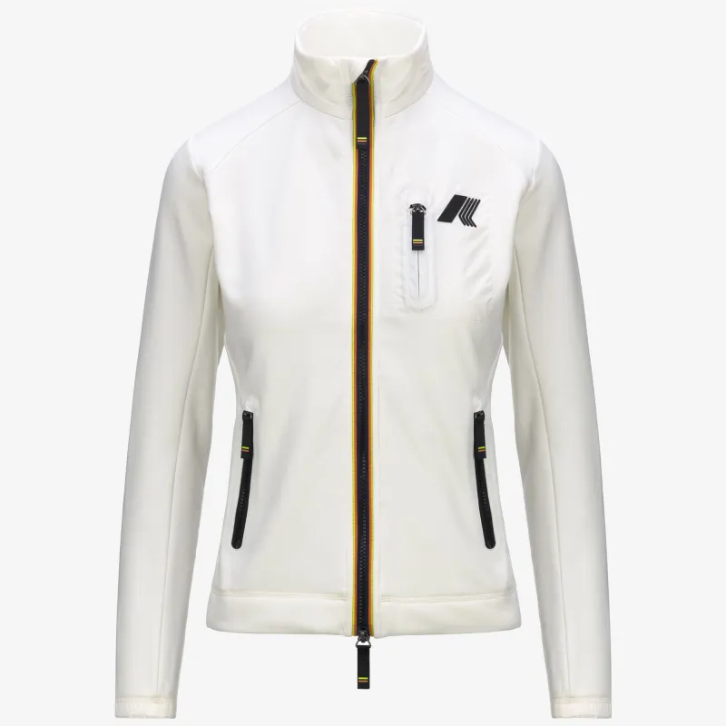 MARNAZ - Fleece - Jacket - WOMAN - White Gardenia sold by K-Way
