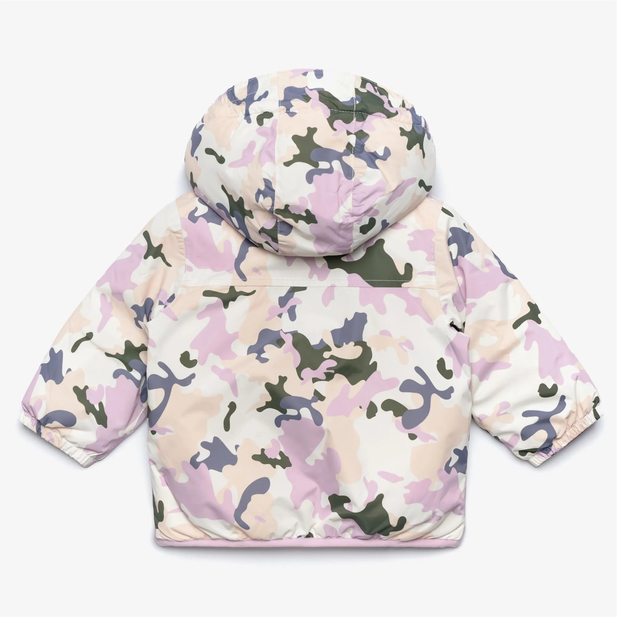 E. LE VRAI 3.0 CLAUDINE ORSETTO GRAPHIC - Jackets - Mid - KID UNISEX - ECRU-CAMO GIRL PINK sold by K-Way product image thumbnail 2