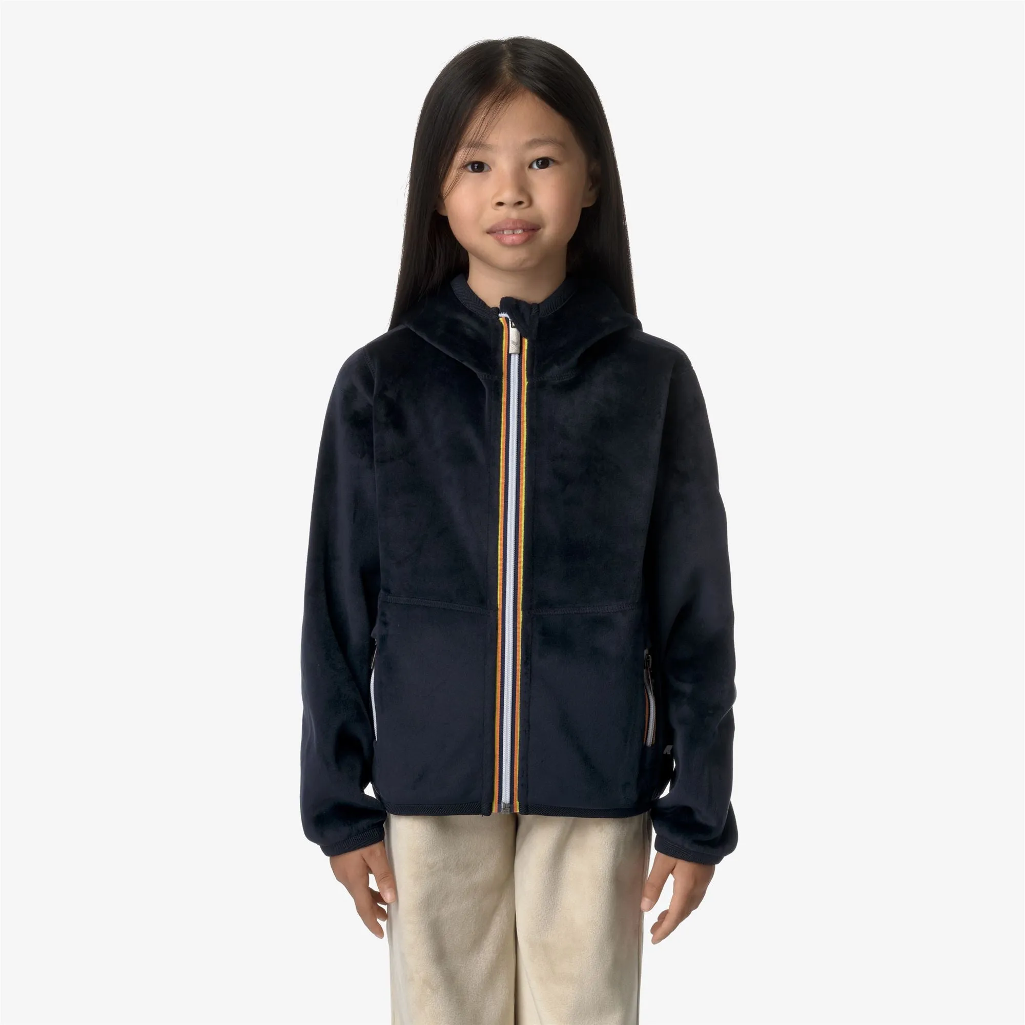 P. LILY VELOUR POLAR REVERSIBLE - Fleece - Jacket - GIRL - Blue Depth-Blue Depth sold by K-Way product image thumbnail 4