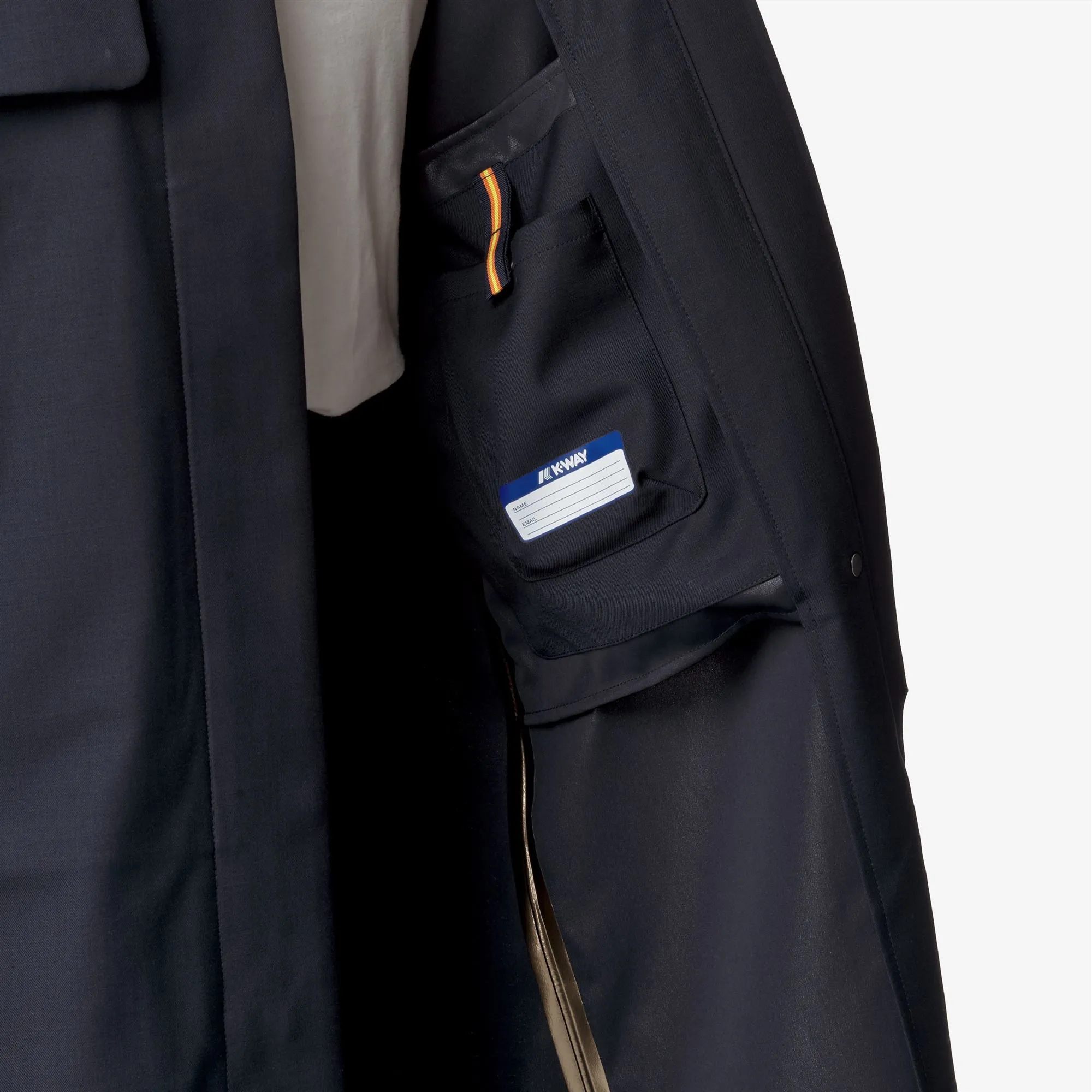 JESEL TECH WOOL BLEND - Jackets - Long - Woman - Blue Depth-Blue Depth sold by K-Way product image thumbnail 2