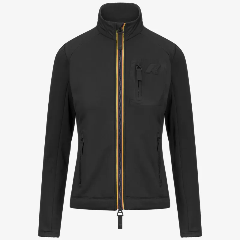 MARNAZ - Fleece - Jacket - WOMAN - Black Pure sold by K-Way
