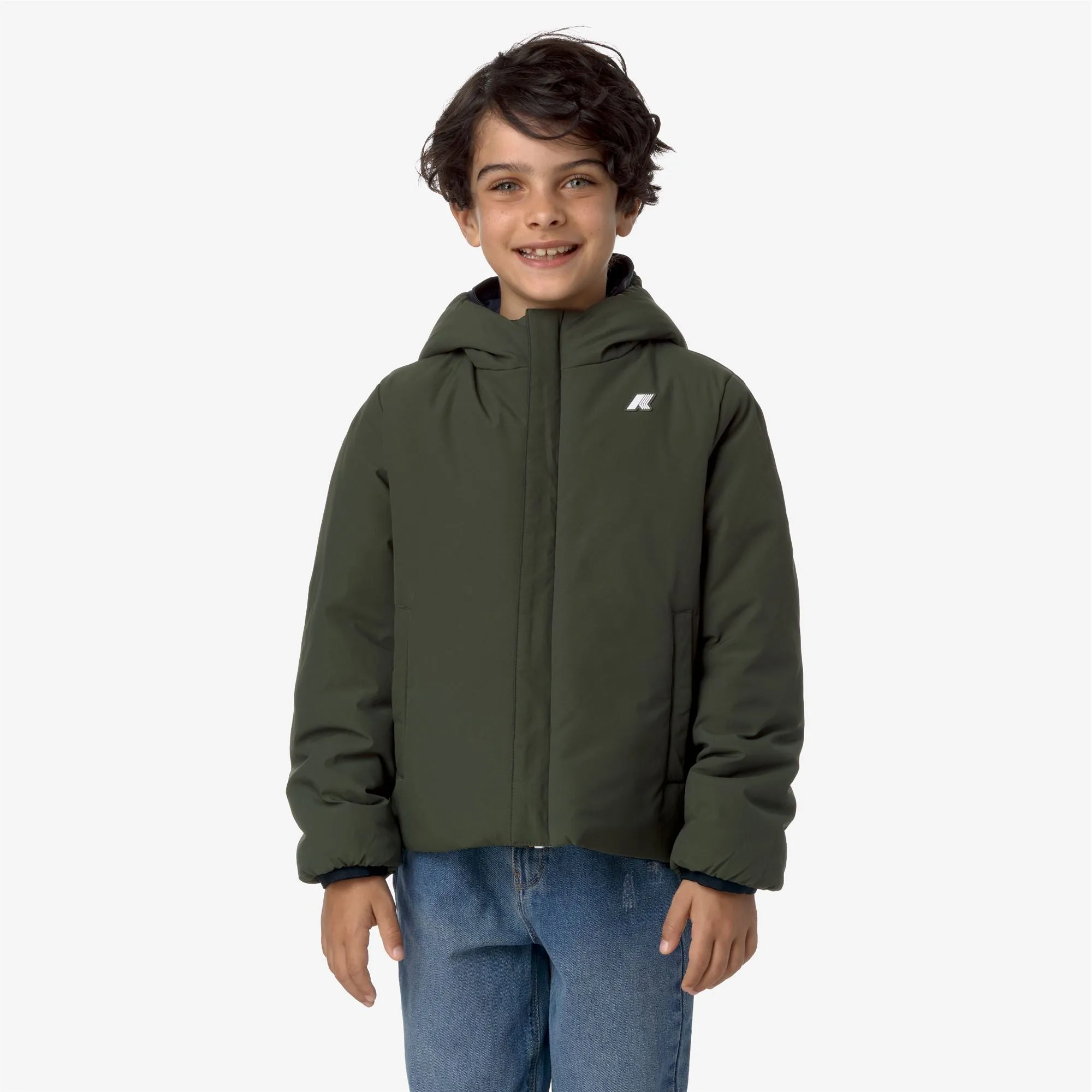 P. JACK ST WARM DOUBLE - Jackets - Short - Boy - Blue D-Green B sold by K-Way product image thumbnail 3