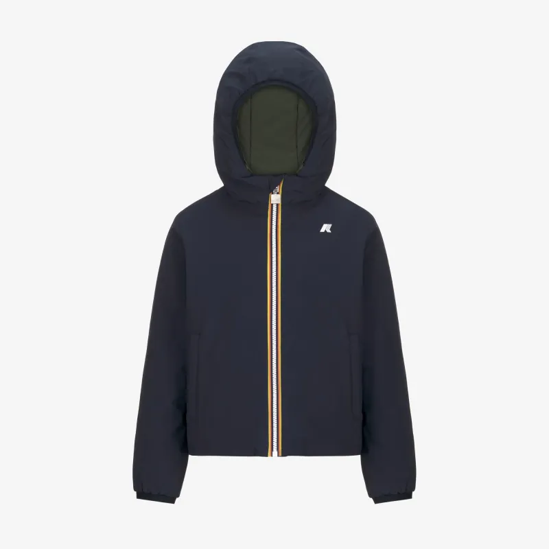 P. JACK ST WARM DOUBLE - Jackets - Short - Boy - Blue D-Green B made by K-Way