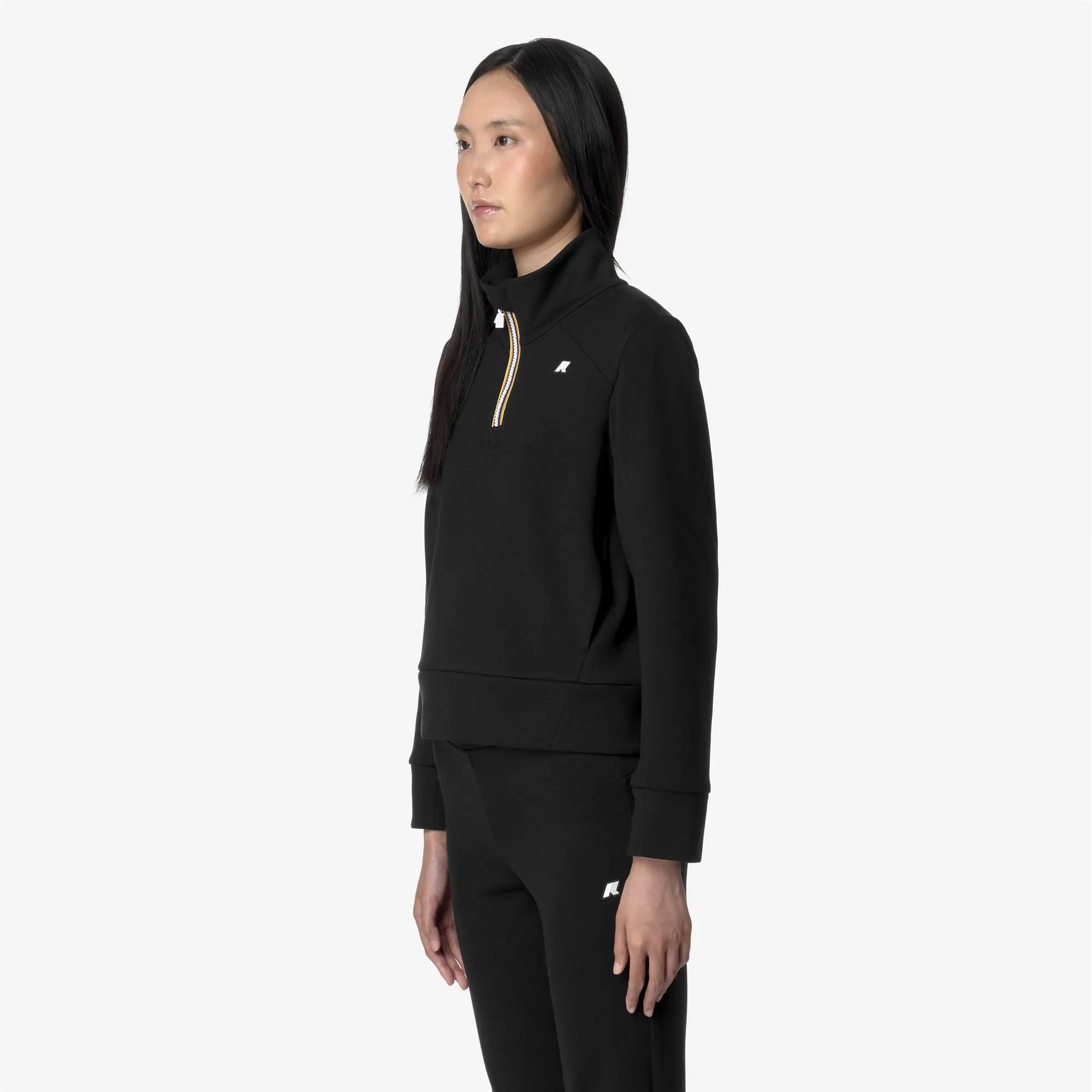 LOUEN LIGHT SPACER - Fleece - Jumper - WOMAN - BLACK PURE sold by K-Way product image thumbnail 4