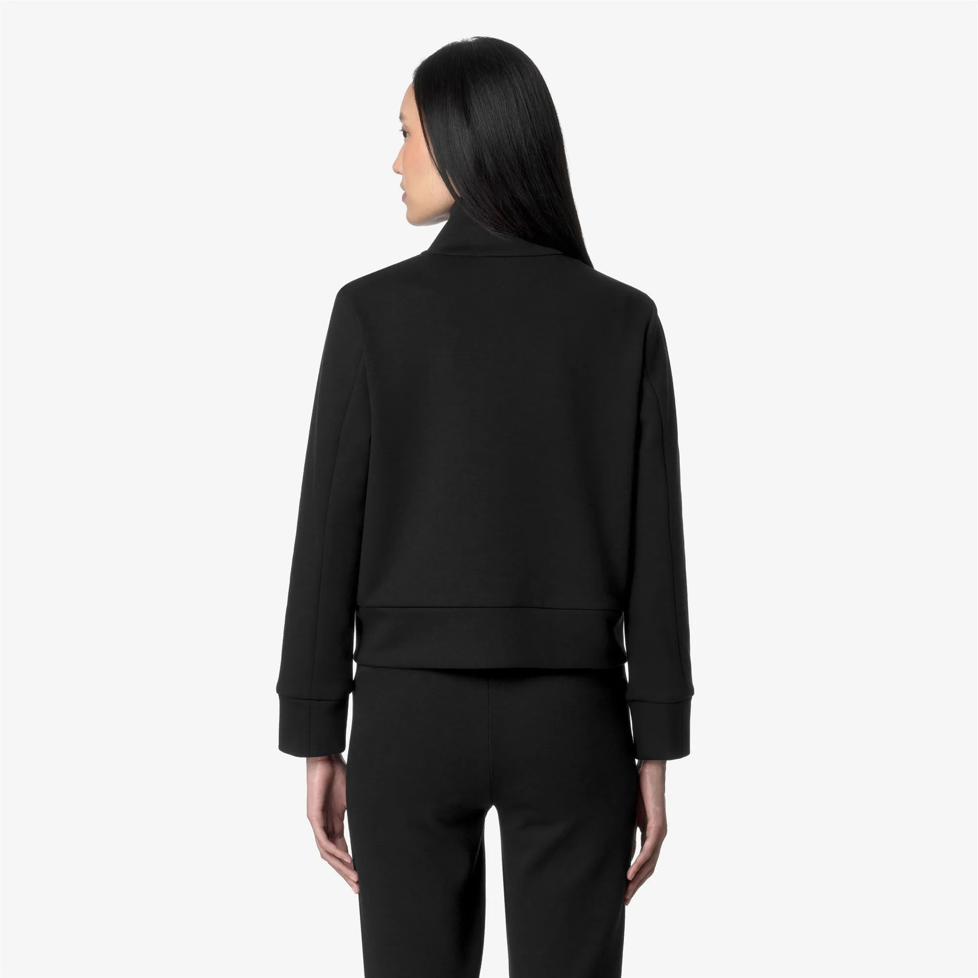 LOUEN LIGHT SPACER - Fleece - Jumper - WOMAN - BLACK PURE sold by K-Way product image thumbnail 5