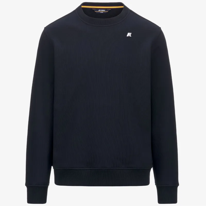 BAPTISTE FRENCH TERRY - Fleece - Jumper - Man - Blue Depth made by K-Way