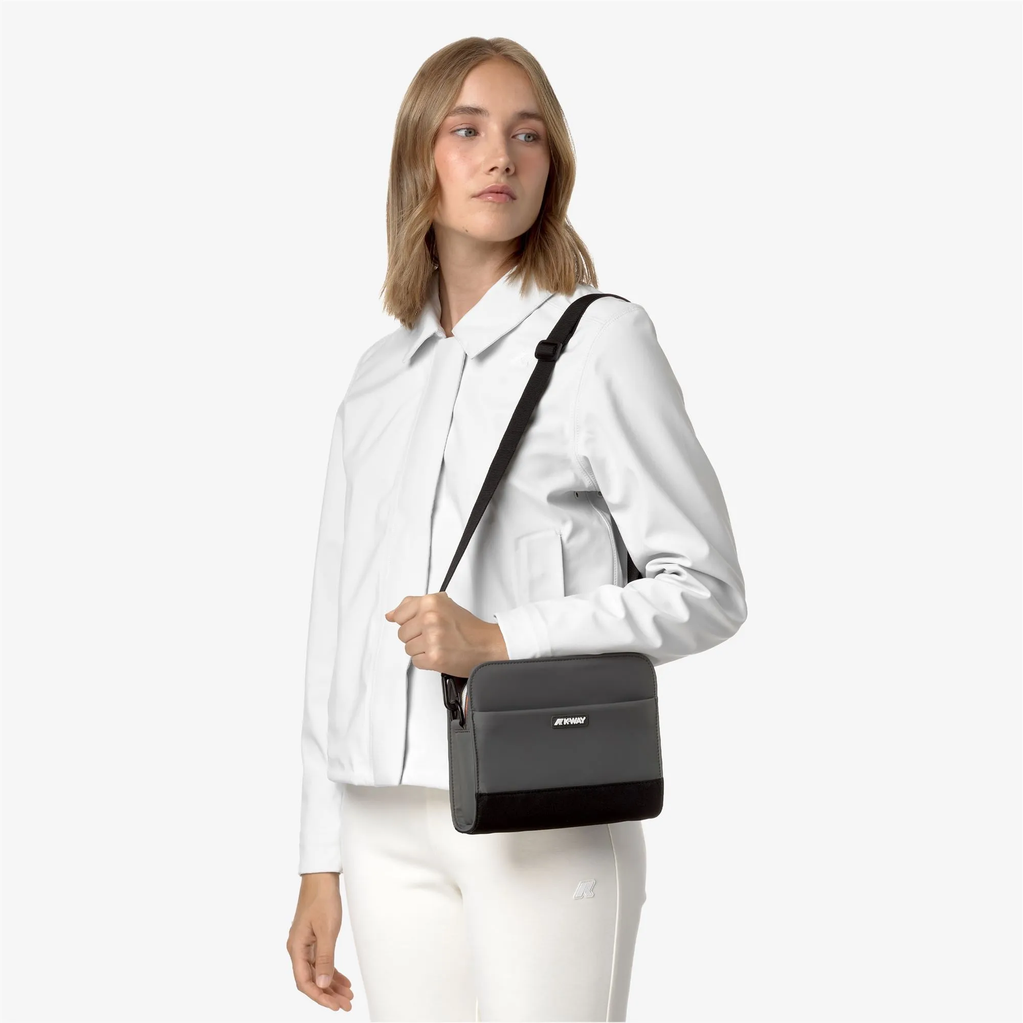 MARYBELL - Bags - Pouch Bag - Woman - GREEN BLACKISH sold by K-Way product image thumbnail 5