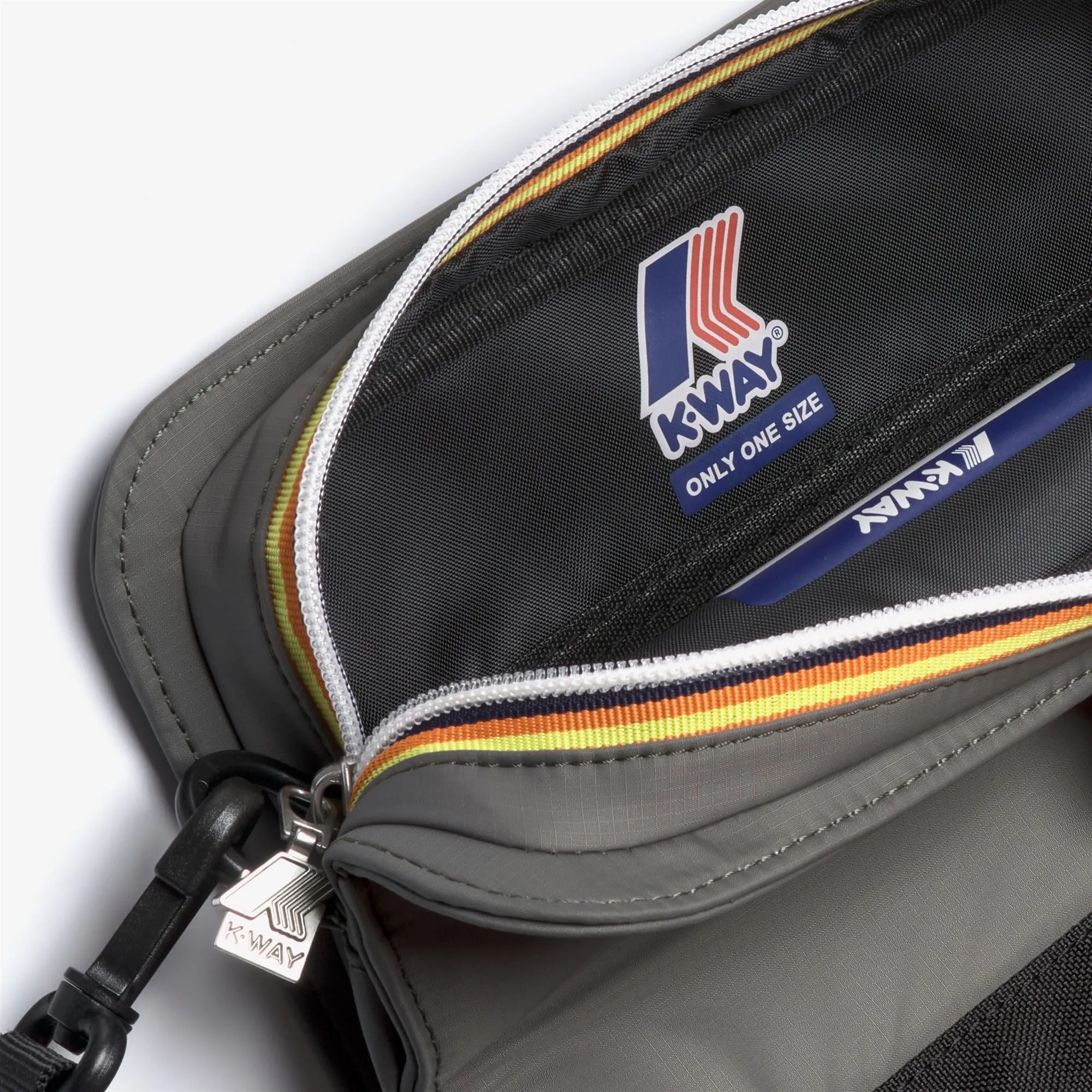 MARYBELL - Bags - Pouch Bag - Woman - GREEN BLACKISH sold by K-Way product image thumbnail 3