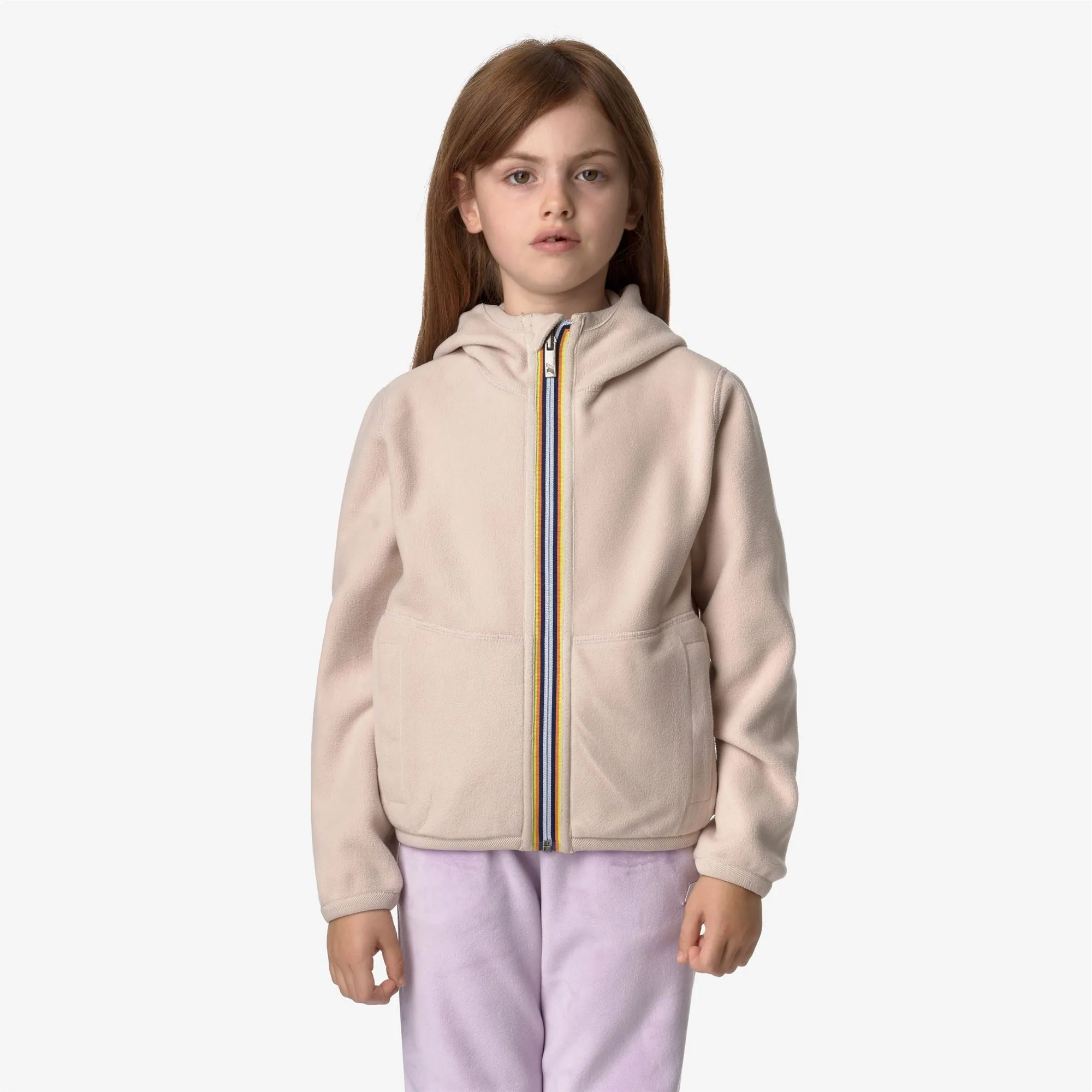 P. LILY VELOUR POLAR DOUBLE - Fleece - Jacket - Girl - Pink Tint-Pink Tint-Pink Tint sold by K-Way product image thumbnail 3