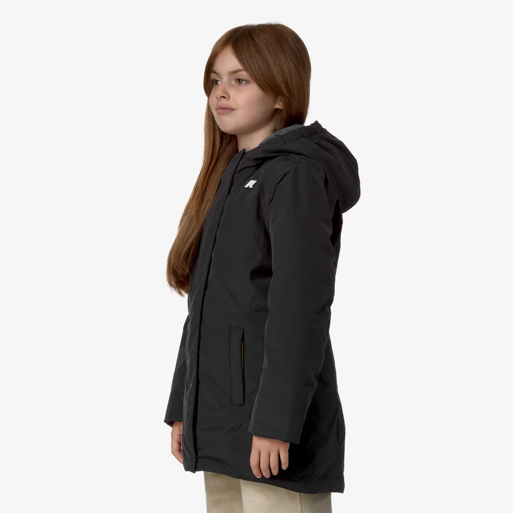 P. DENISE SOFT TOUCH MARMOTTA - Jackets - Mid - GIRL - BLACK P-BLUE A sold by K-Way product image thumbnail 4
