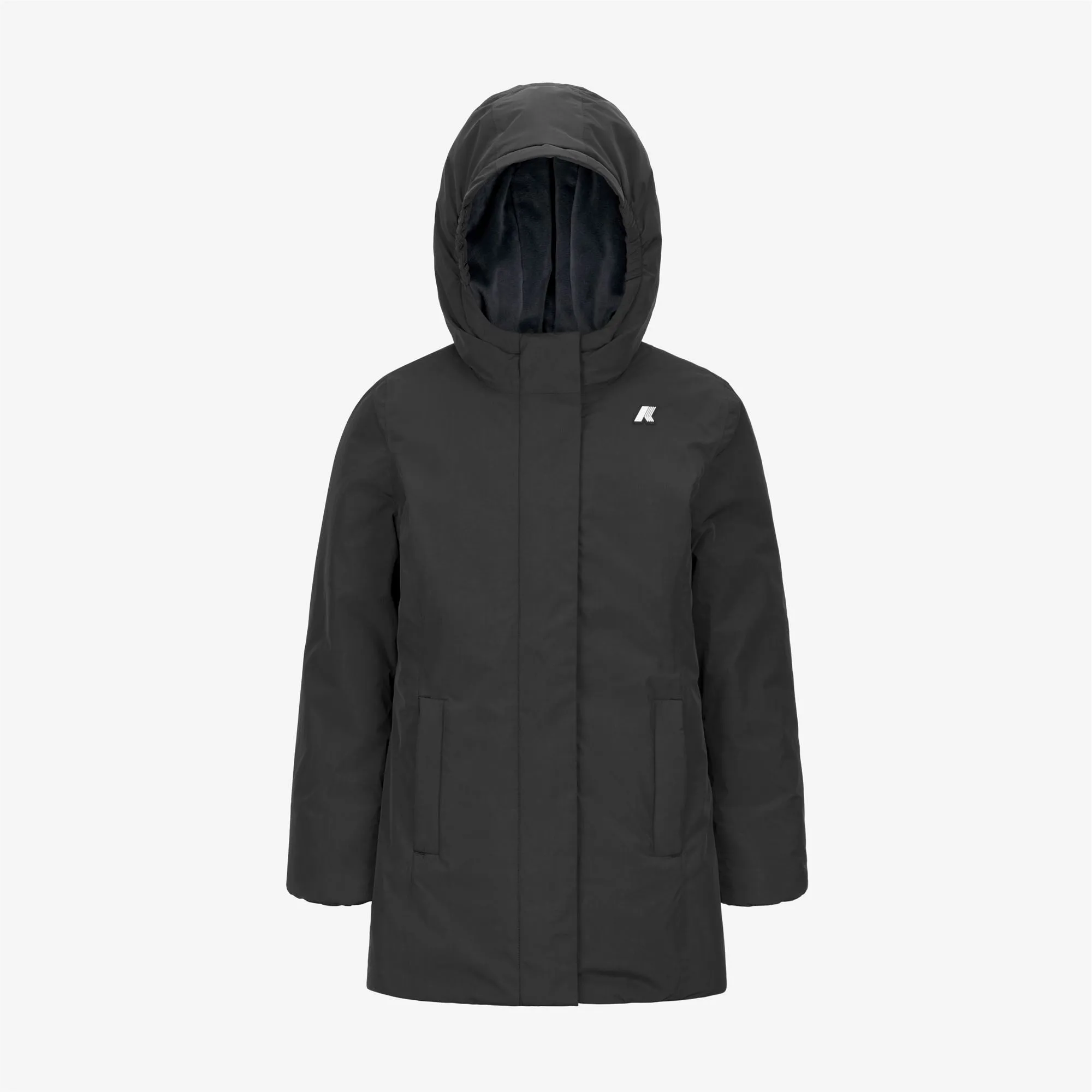 P. DENISE SOFT TOUCH MARMOTTA - Jackets - Mid - GIRL - BLACK P-BLUE A sold by K-Way