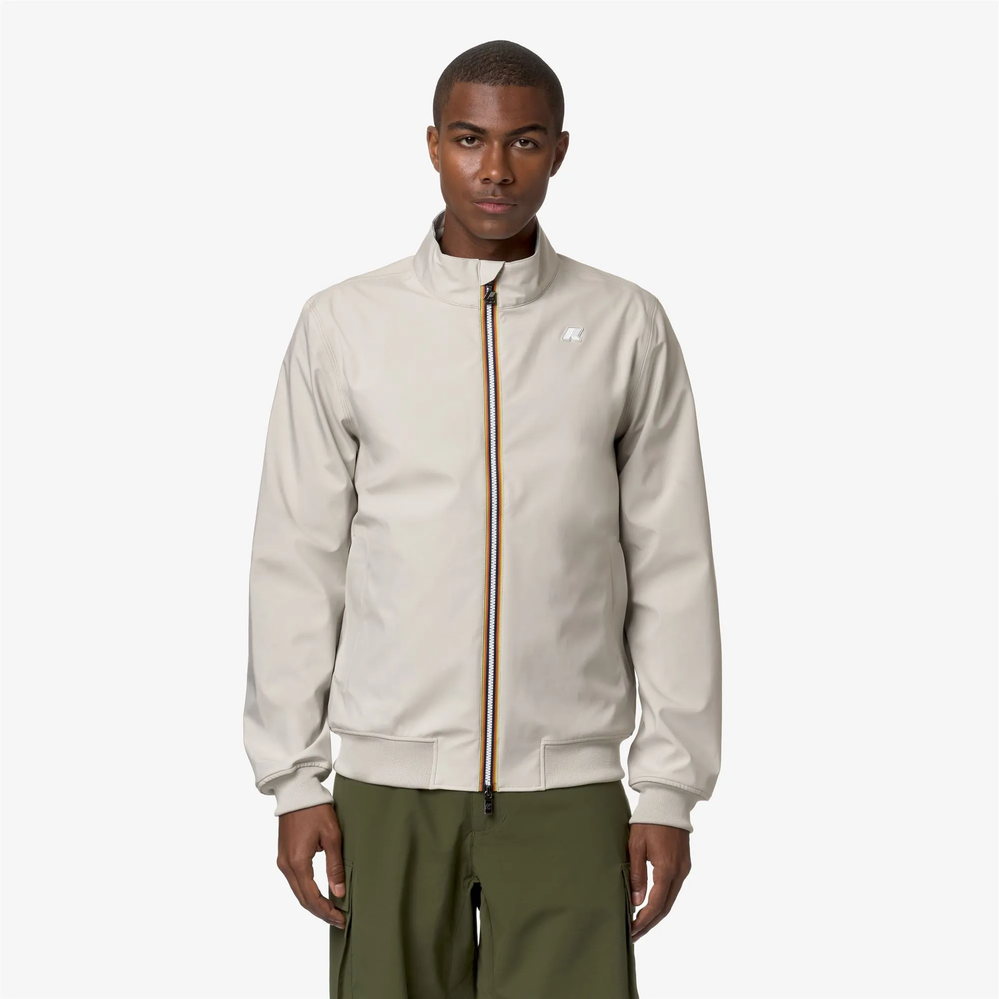 ARSENE BONDED JERSEY - Jackets - Short - Man - BEIGE LT sold by K-Way product image thumbnail 3