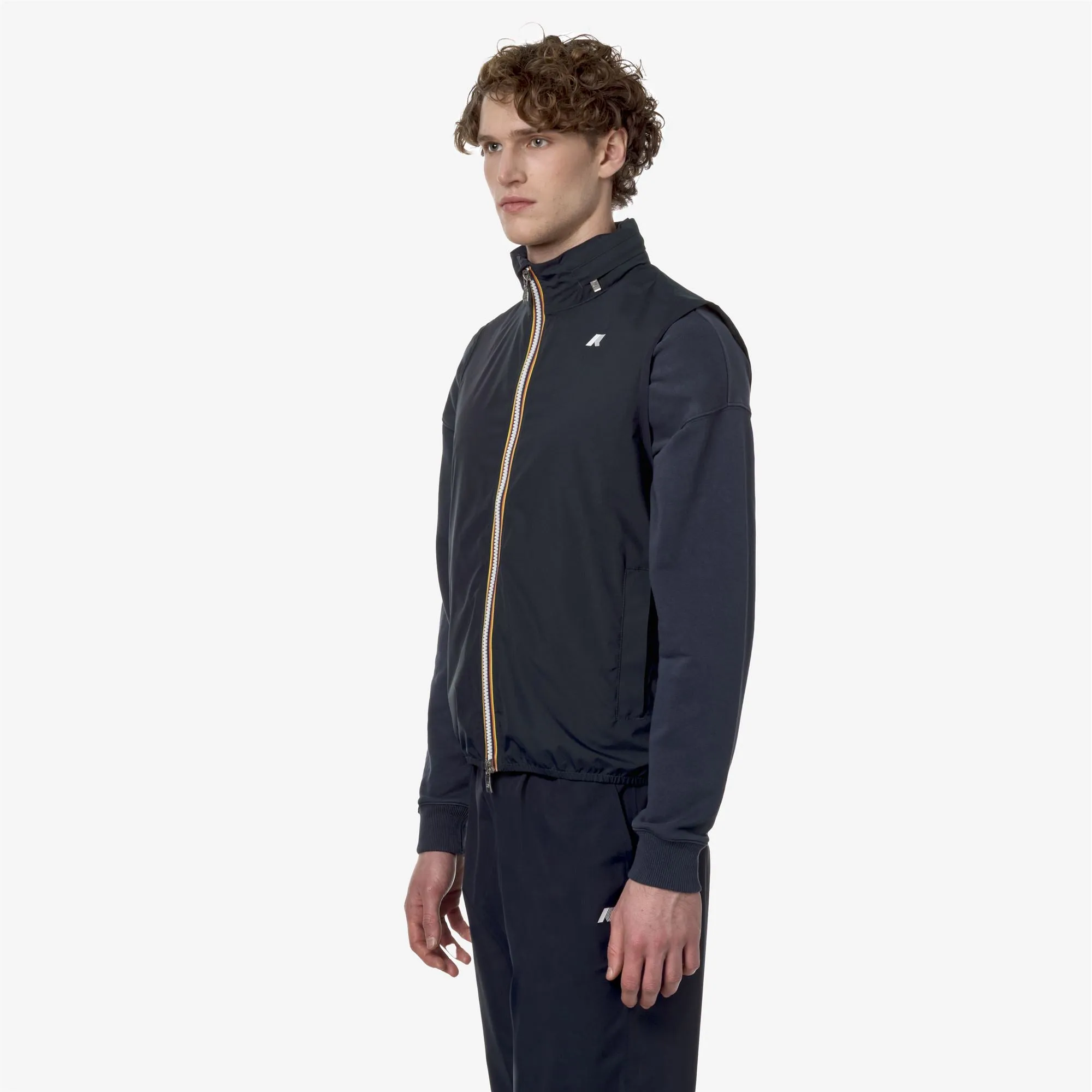 VALEN STRETCH DOT - Jackets - Vest - Man - Blue Depth sold by K-Way product image thumbnail 4