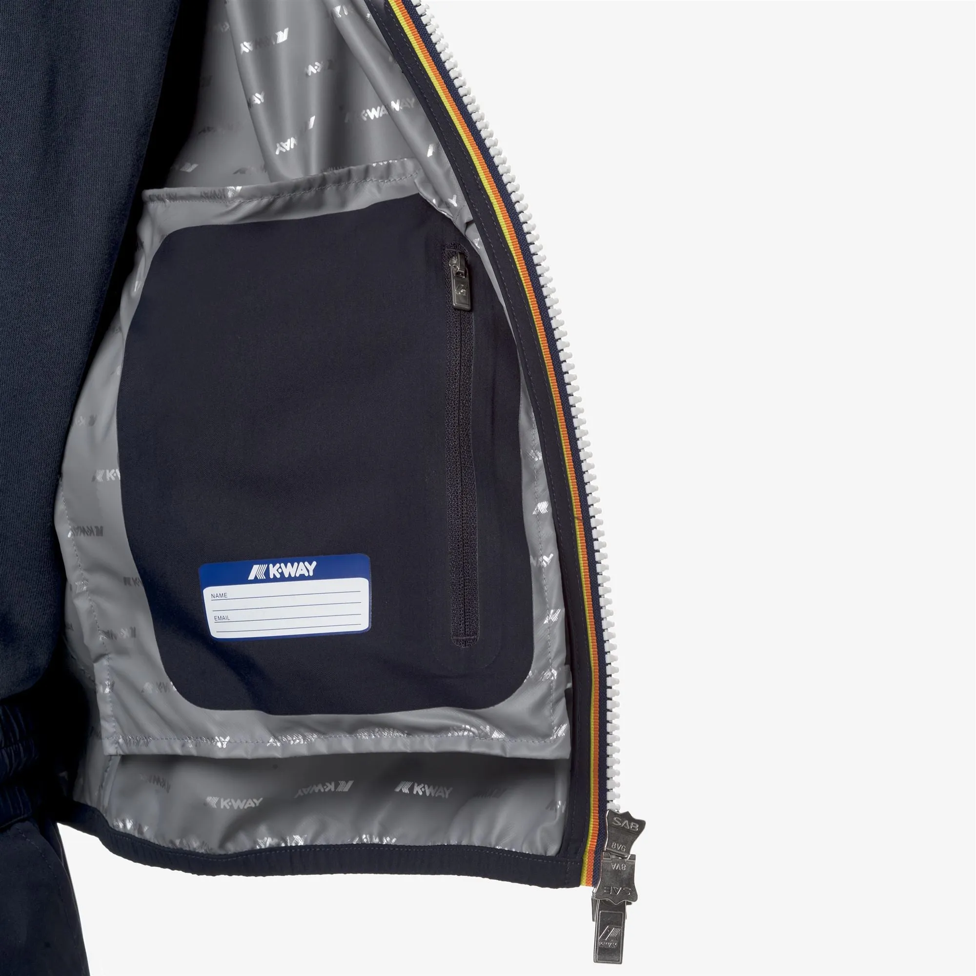 VALEN STRETCH DOT - Jackets - Vest - Man - Blue Depth sold by K-Way product image thumbnail 2
