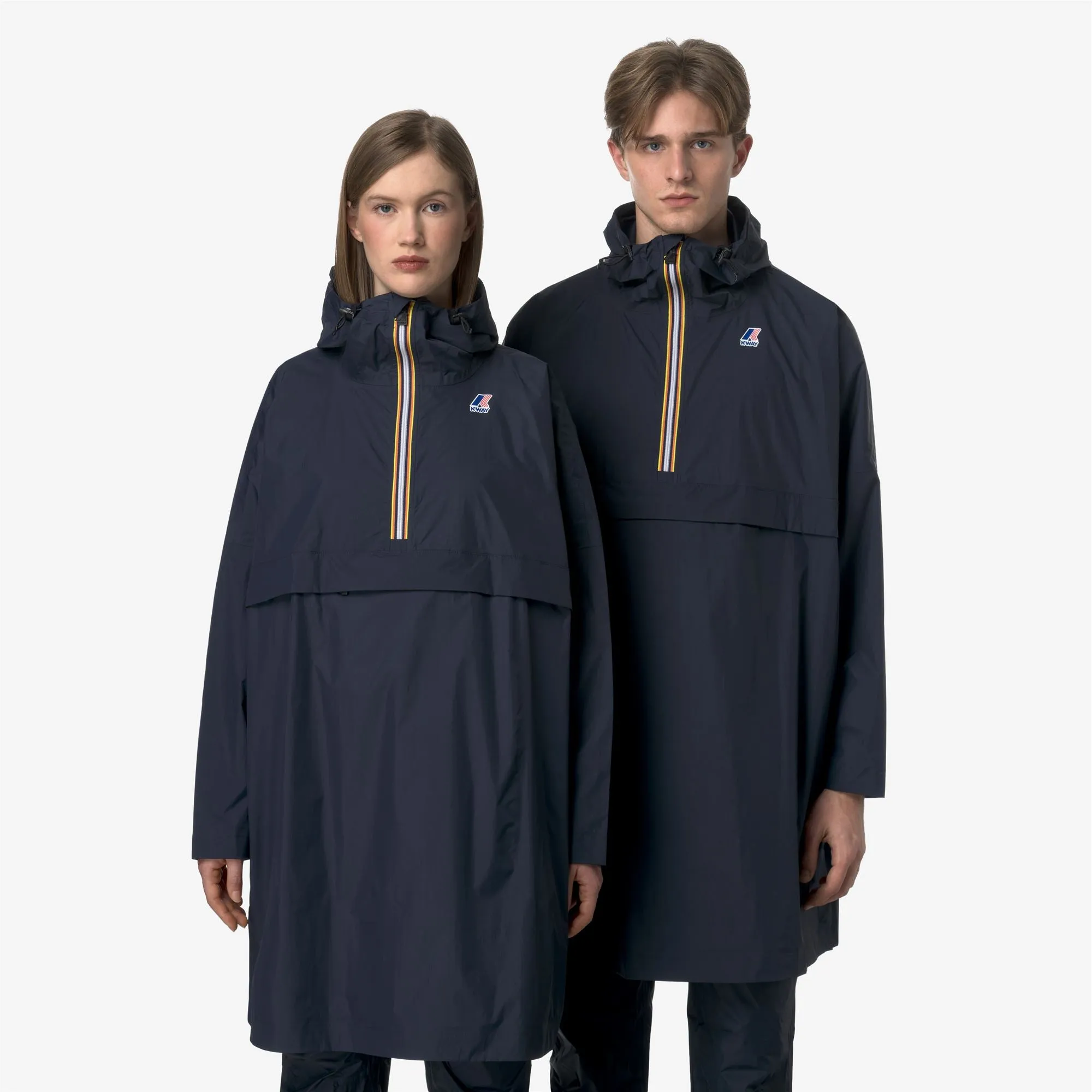 LE VRAI 4.0 FORTUNE - Jackets - Poncho - Unisex - Blue Depth sold by K-Way product image thumbnail 3