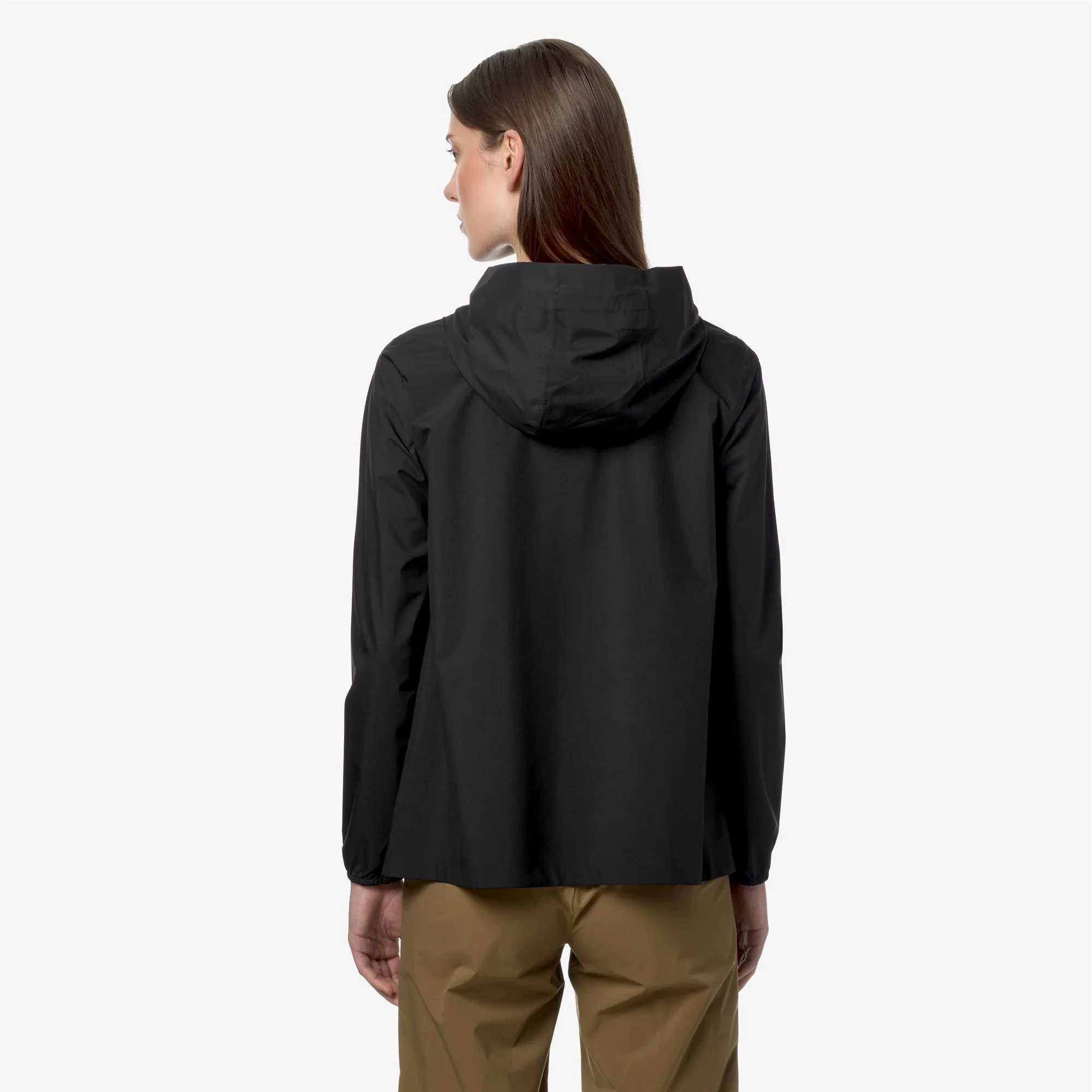 MARGUERITE STRETCH DOT - Jackets - Mid - Woman - Black Pure sold by K-Way product image thumbnail 5