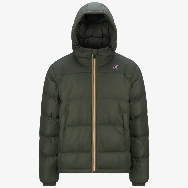 LE VRAI 3.0 CLAUDE HEAVY WARM - Jackets - Mid - UNISEX - GREEN BLACKISH made by K-Way