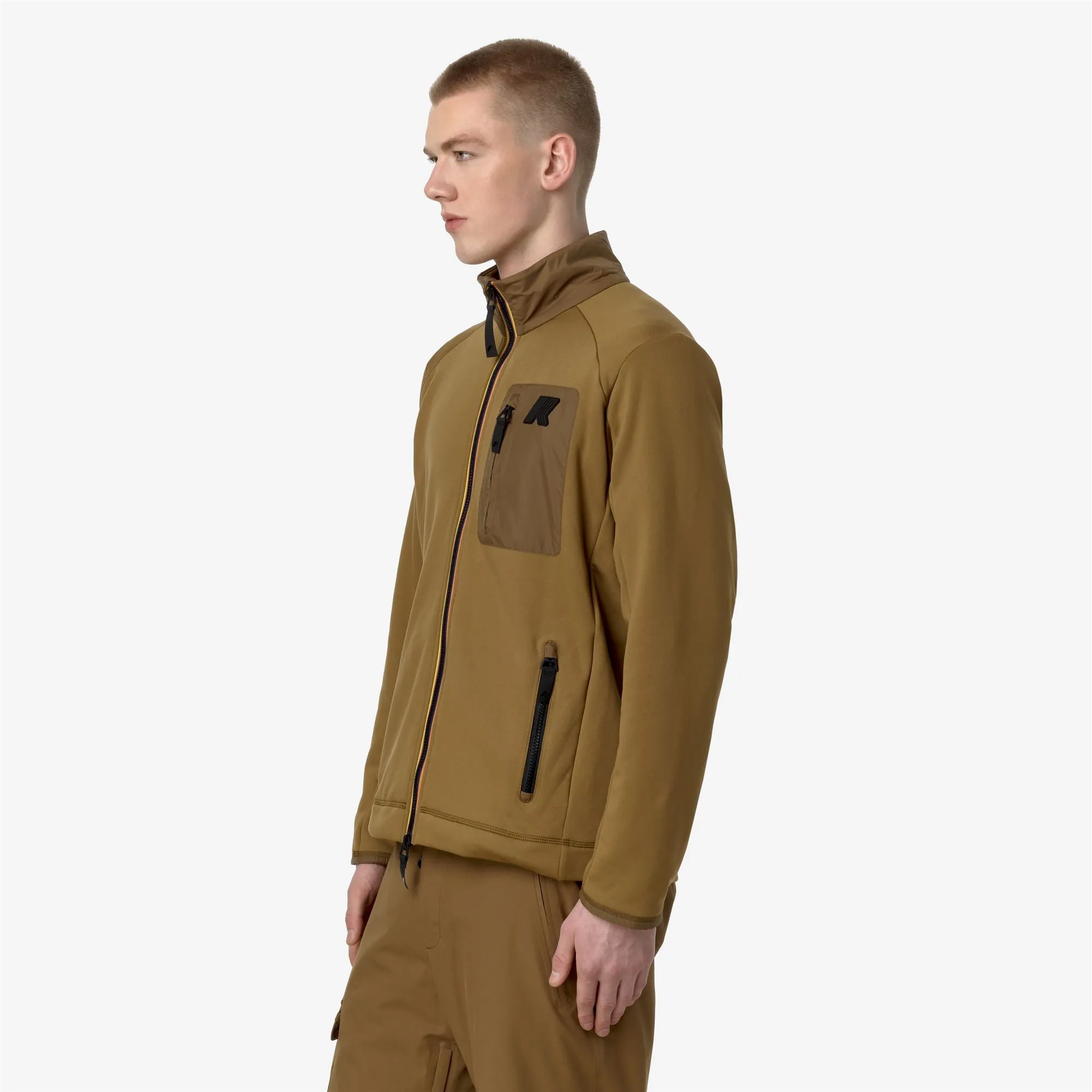 LECREY - Fleece - Jacket - MAN - Brown Corda sold by K-Way product image thumbnail 4