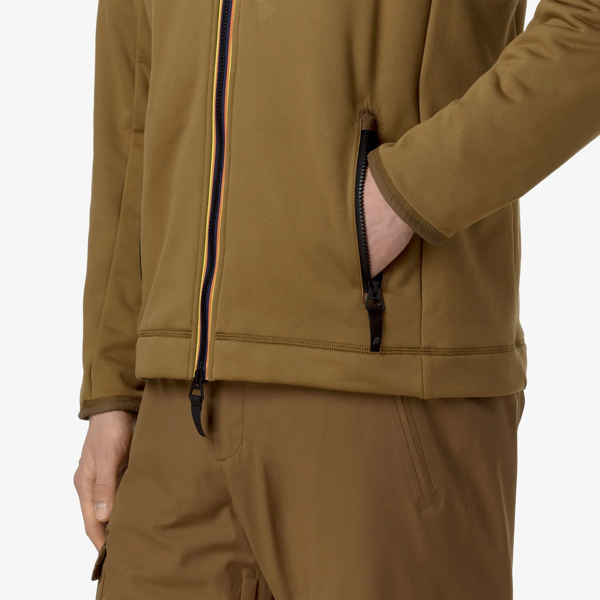 LECREY - Fleece - Jacket - MAN - Brown Corda sold by K-Way product image thumbnail 2