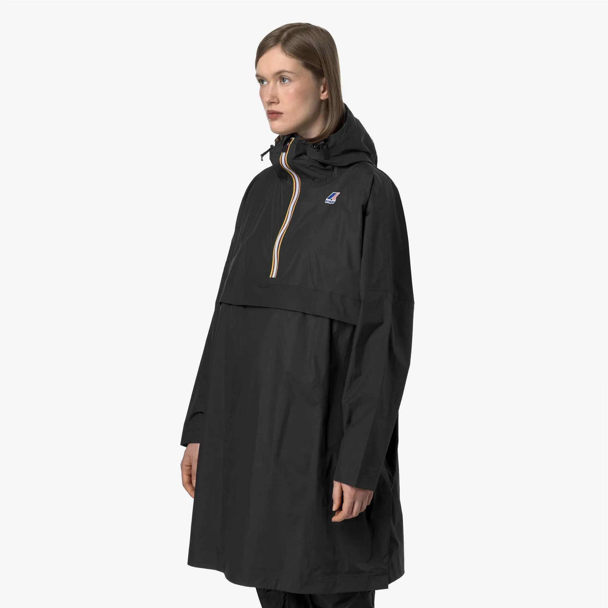 LE VRAI 4.0 FORTUNE - Jackets - Poncho - Unisex - Black Pure sold by K-Way product image thumbnail 5