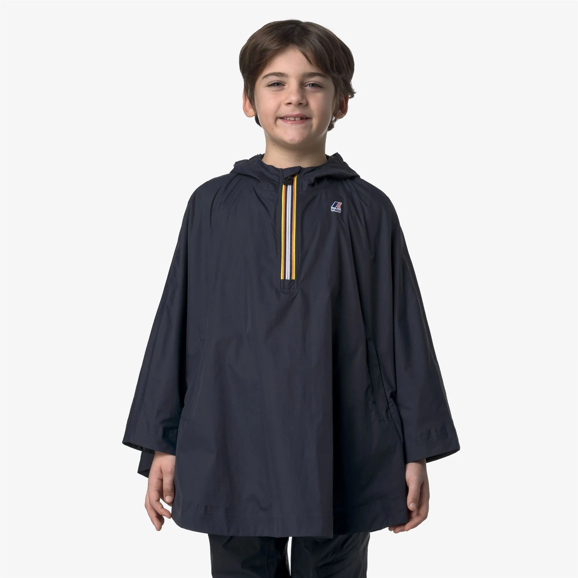 P. LE VRAI 4.0 MORGAN - Jackets - Poncho - Kid unisex - Blue Depth sold by K-Way product image thumbnail 4