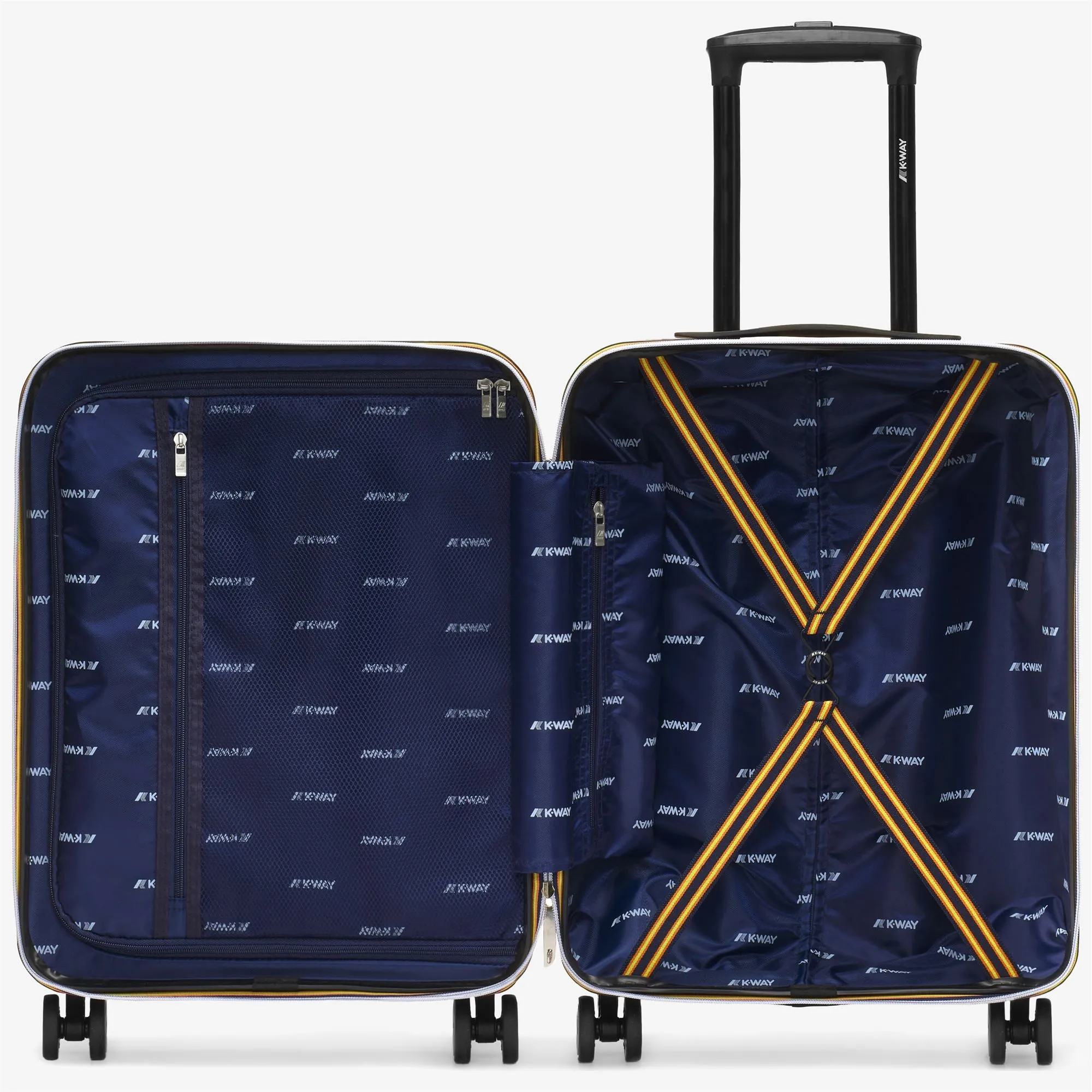 TROLLEY SMALL - Luggage Bags - Trolley - Unisex - White-Blue Md Cobalt sold by K-Way product image thumbnail 3