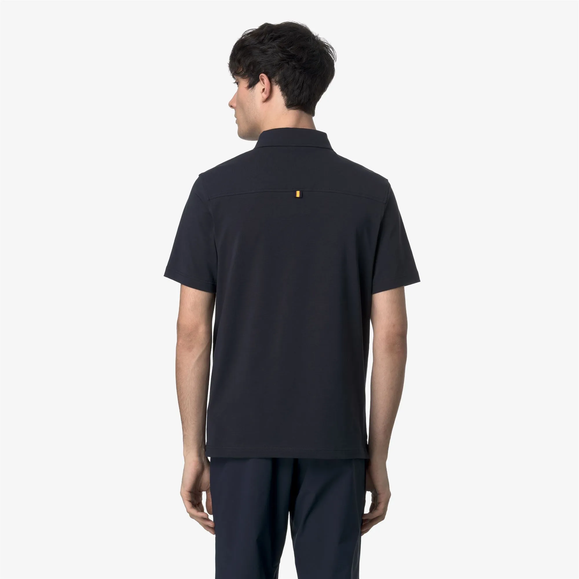 VINCELLE LIGHT STRETCH JERSEY - Polo Shirts - Polo - MAN - BLUE DEPTH sold by K-Way product image thumbnail 5