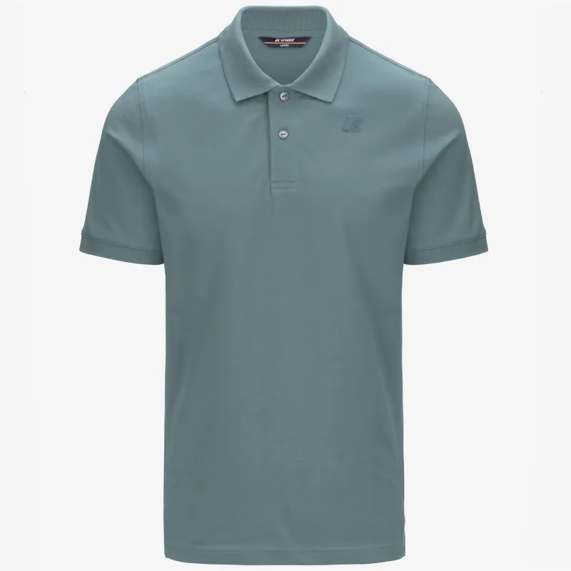 AMEDEE PIQUE - Polo Shirts - Polo - MAN - GREEN IRON sold by K-Way