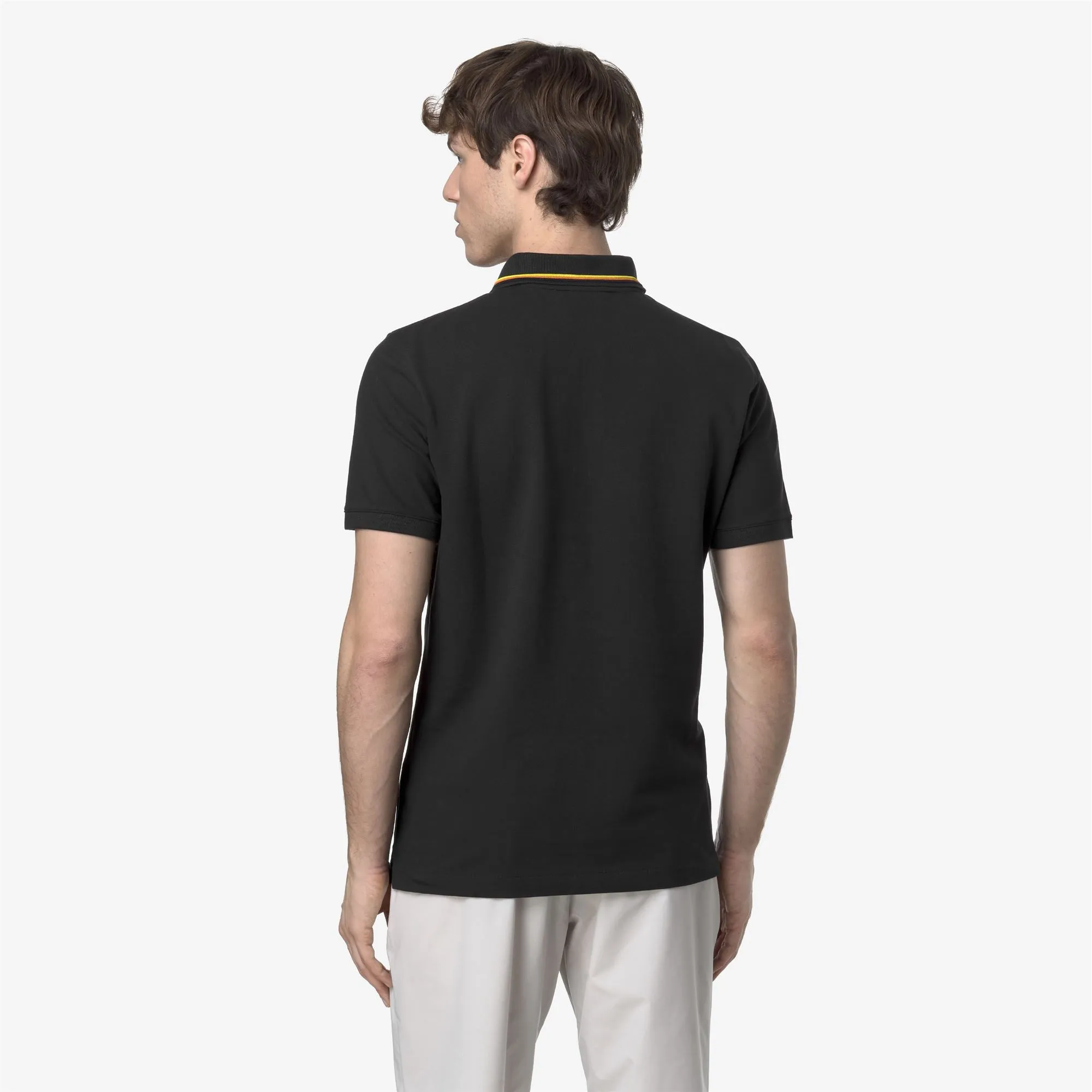 JUD PIQUE - Polo Shirts - Polo - MAN - BLACK PURE sold by K-Way product image thumbnail 5