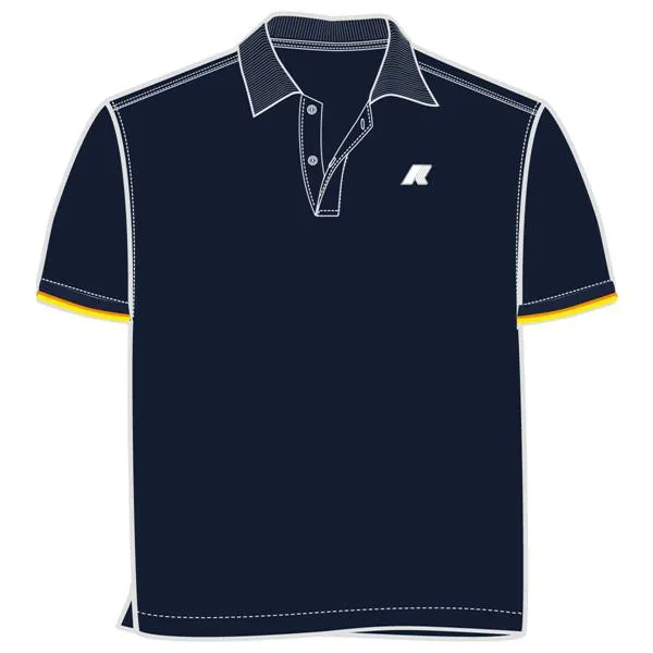 P. VINCENT PIQUE - Polo Shirts - Polo - BOY - BLUE DEPTH sold by K-Way