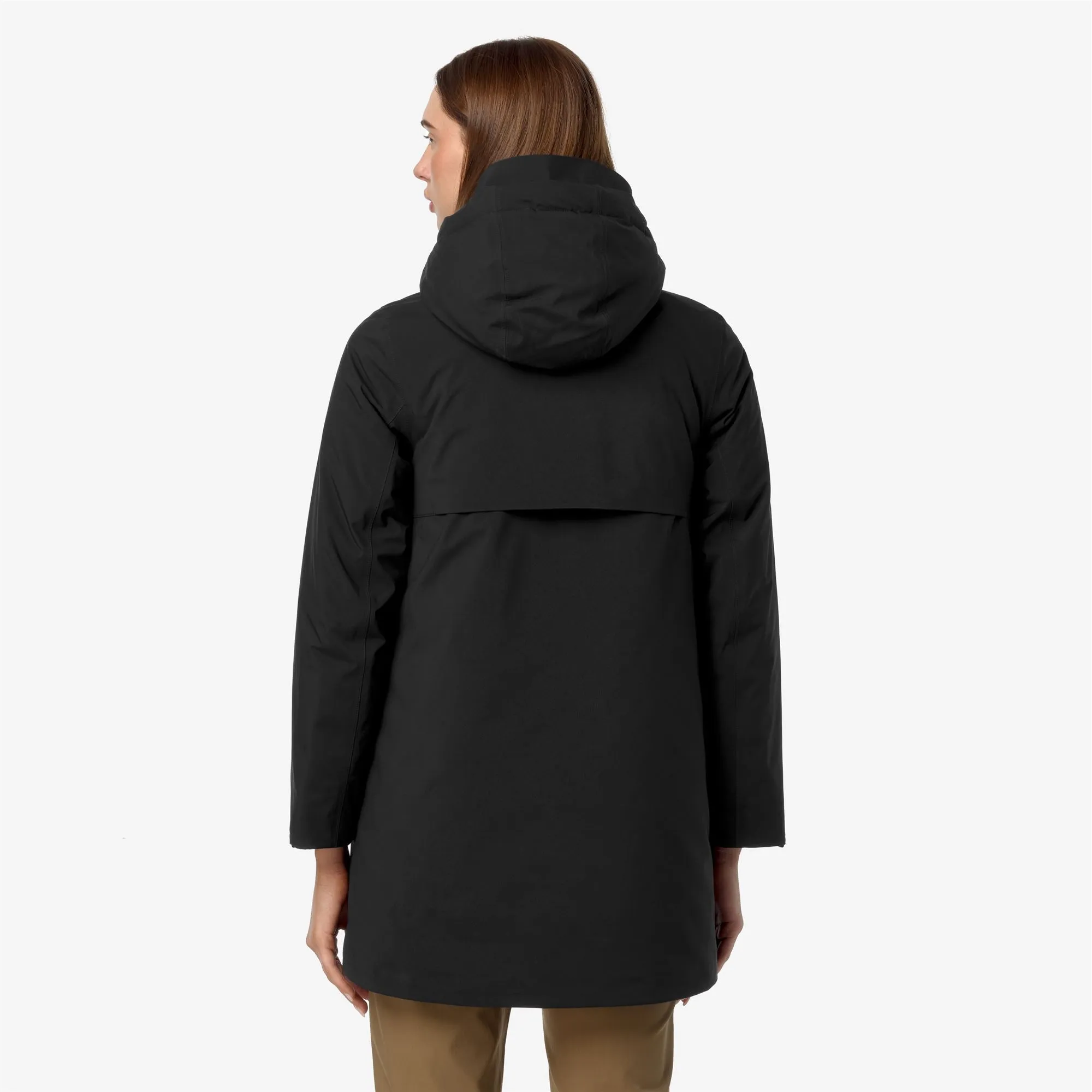 MATHIEL BONDED PADDED - Jackets - 3/4 LENGTH - WOMAN - Black Pure sold by K-Way product image thumbnail 5