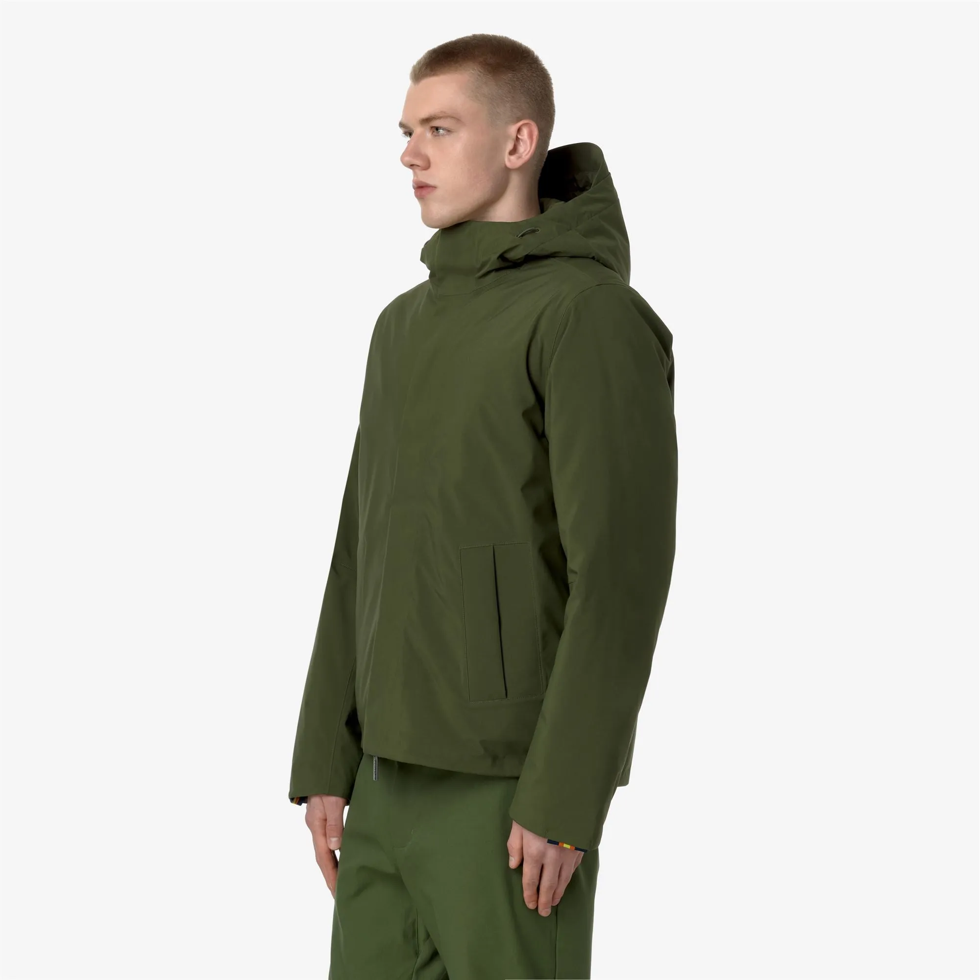 JACKEN BONDED PADDED - Jackets - Short - MAN - Green Cypress sold by K-Way product image thumbnail 4