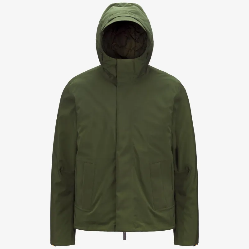 JACKEN BONDED PADDED - Jackets - Short - MAN - Green Cypress sold by K-Way