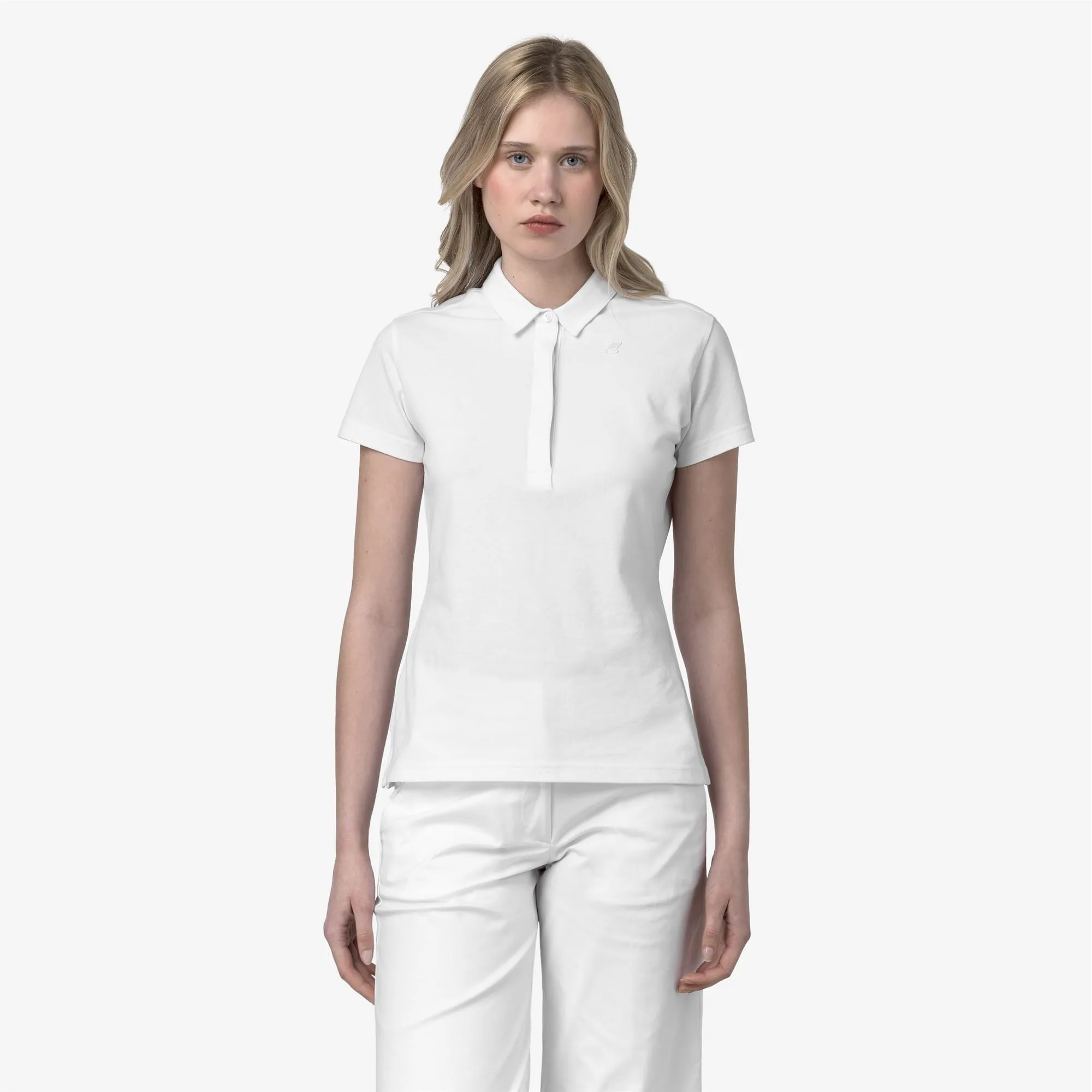 AMEDEA PIQUE - Polo Shirts - Polo - WOMAN - WHITE sold by K-Way product image thumbnail 3