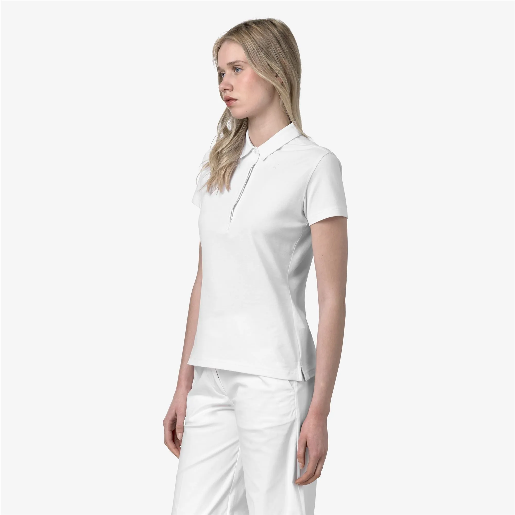 AMEDEA PIQUE - Polo Shirts - Polo - WOMAN - WHITE sold by K-Way product image thumbnail 4